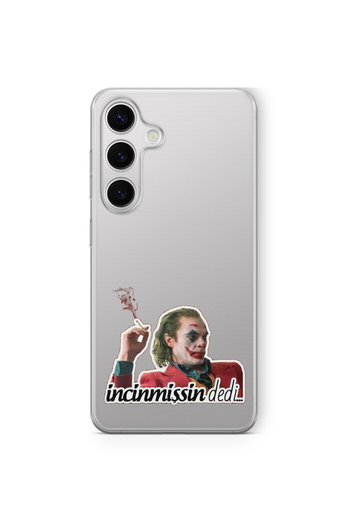 Space Star Samsung Galaxy A05S Uyumlu İncinmişsin Dedi Tasarım Baskılı Şeffaf Kılıf