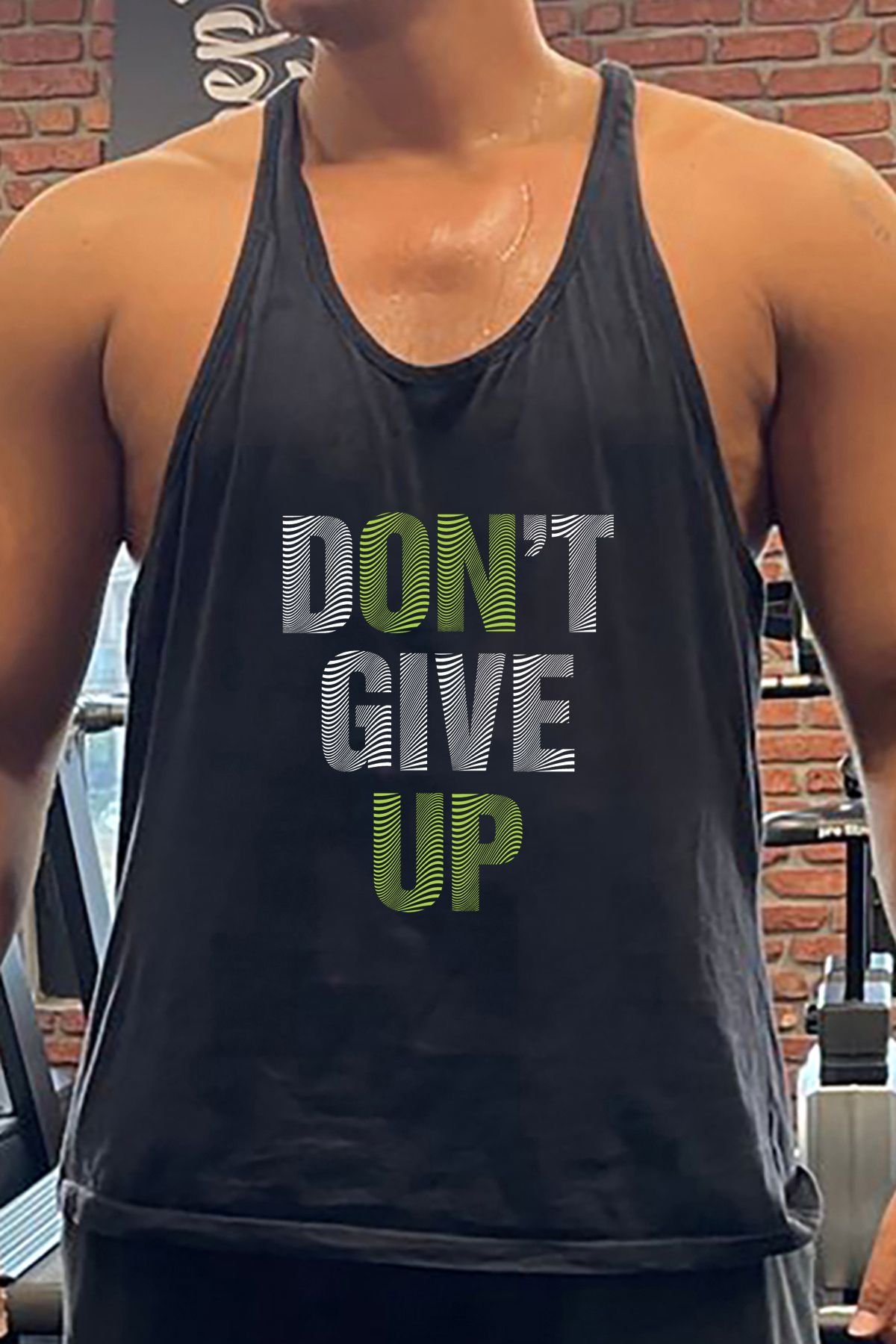BLUU DontU Gym Fitness Tank Top Sporcu Atleti