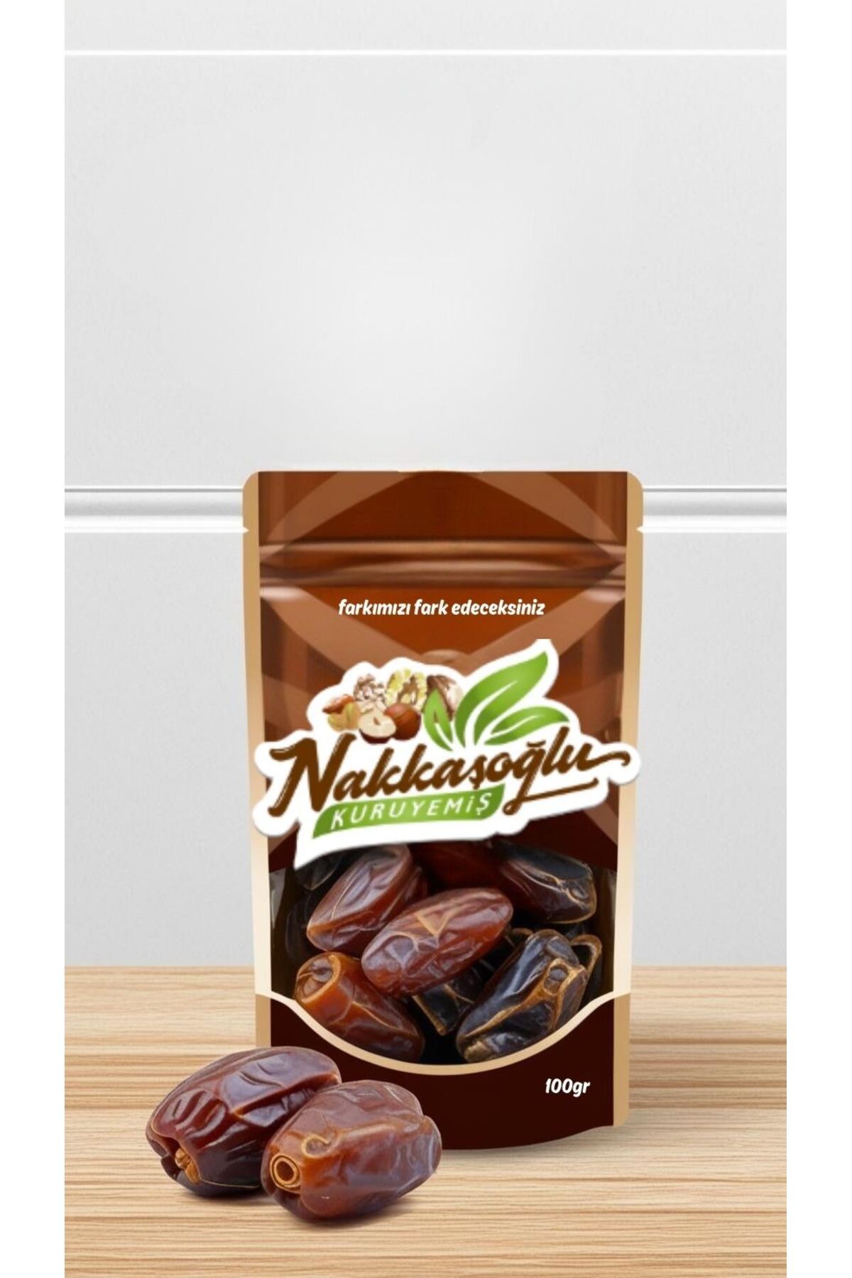 Nakkaşoğlu Kuruyemiş Medine Hurma 100gr