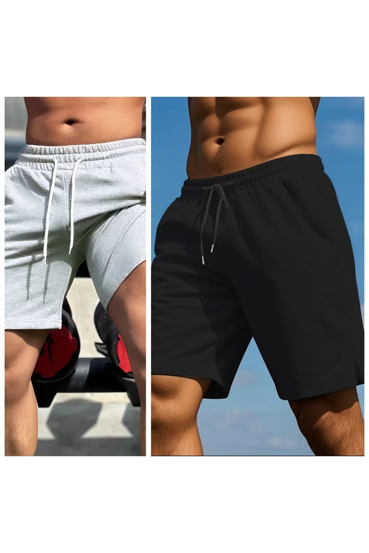 JustBS Erkek Comfort Fit 2'li Şort