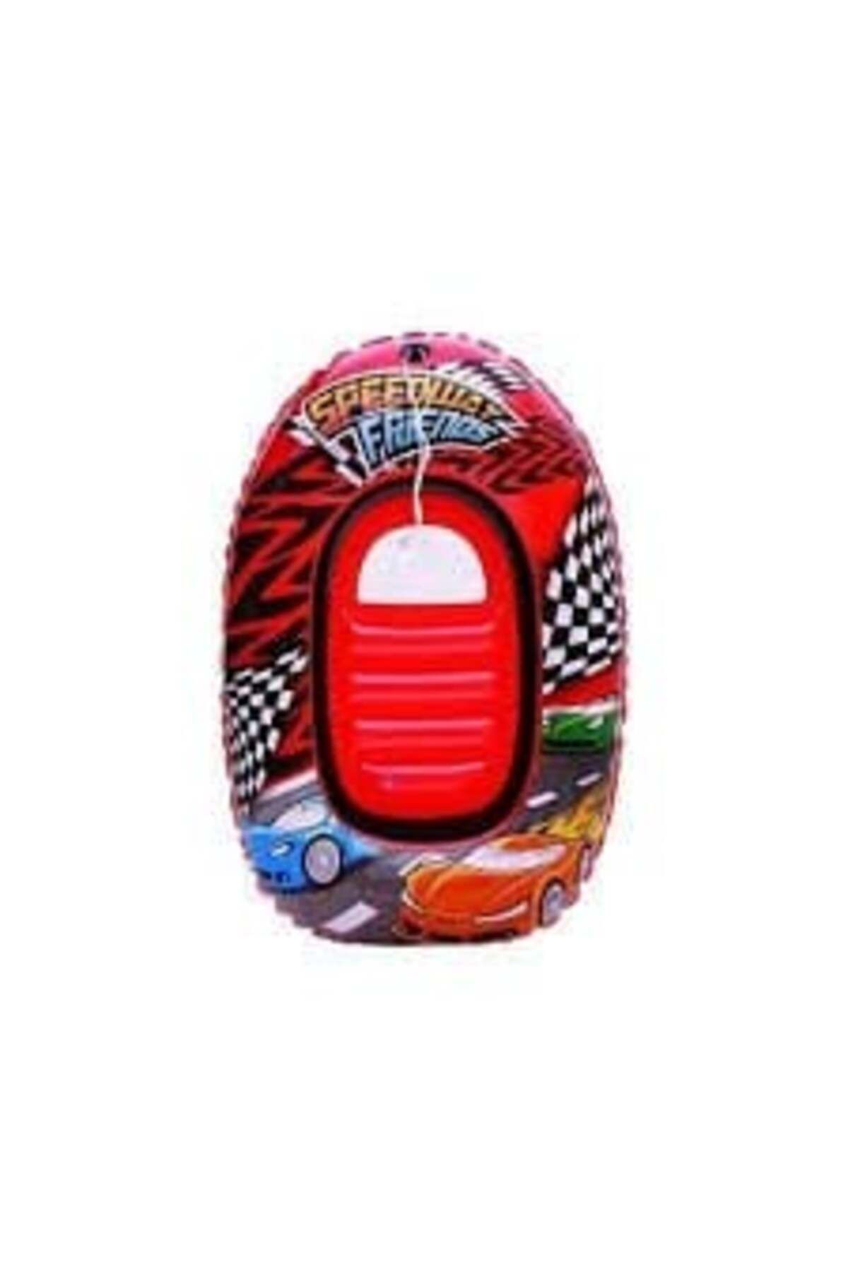 BESTWAY Speedway Friends- Lisanslı Araba Resimli İpli Çocuk Botu 102x69 cm - 34088