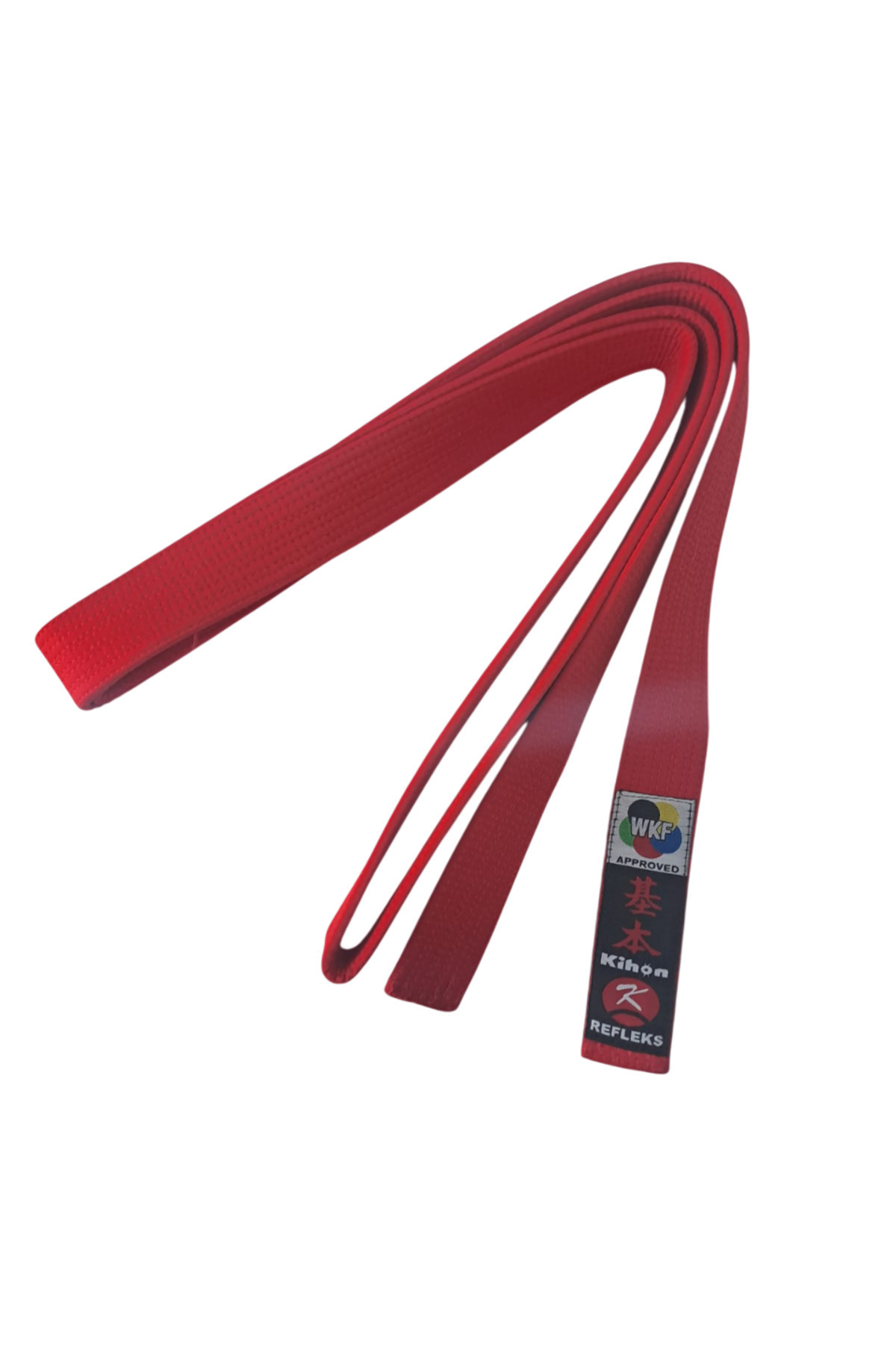 Kihon-Wkf Approved Competition Belt Girdle Red 3