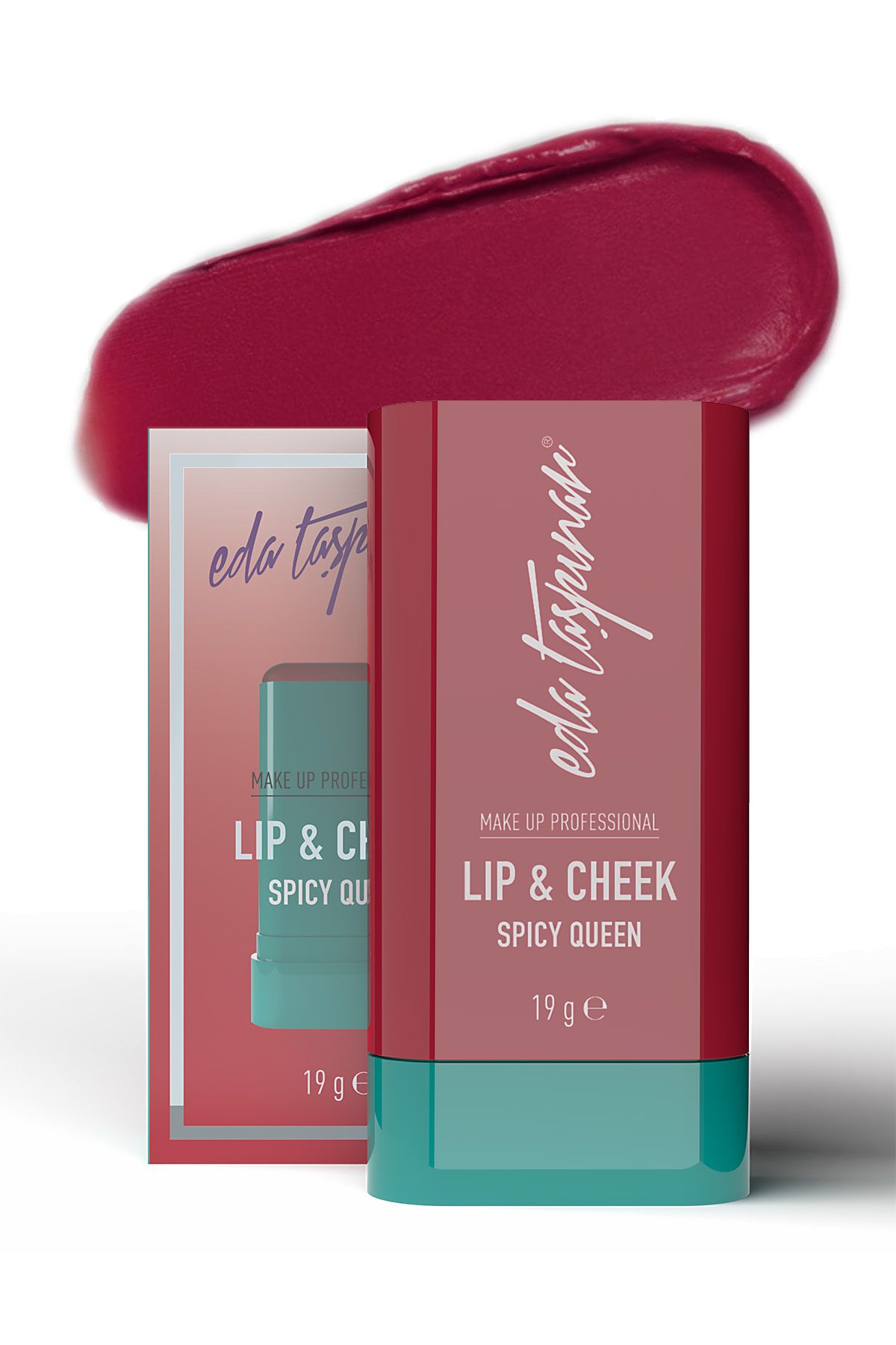 Eda Taşpınar Lip & Cheek Cream Blush Stick Spicy Queen (EGY0071)