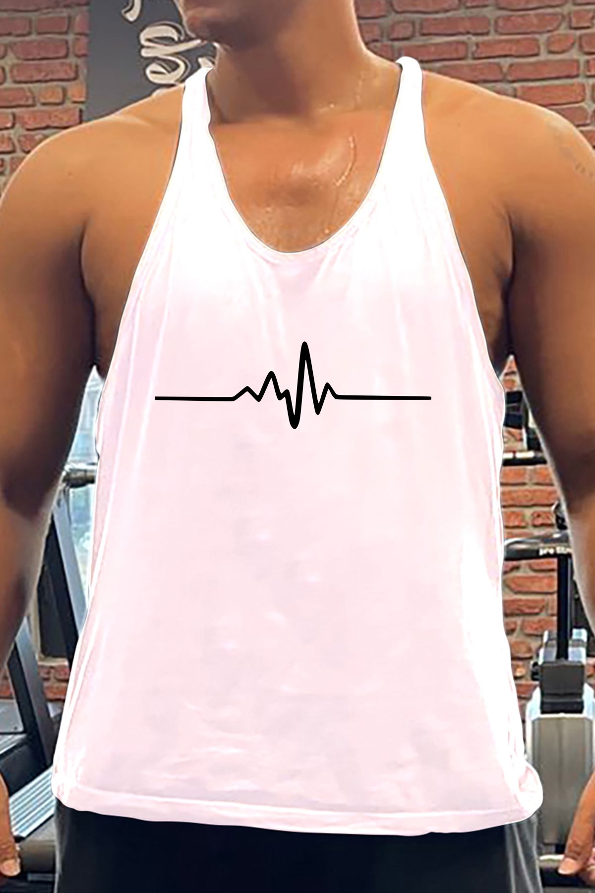BLUU HeartAttack Gym Fitness Tank Top Sporcu Atleti