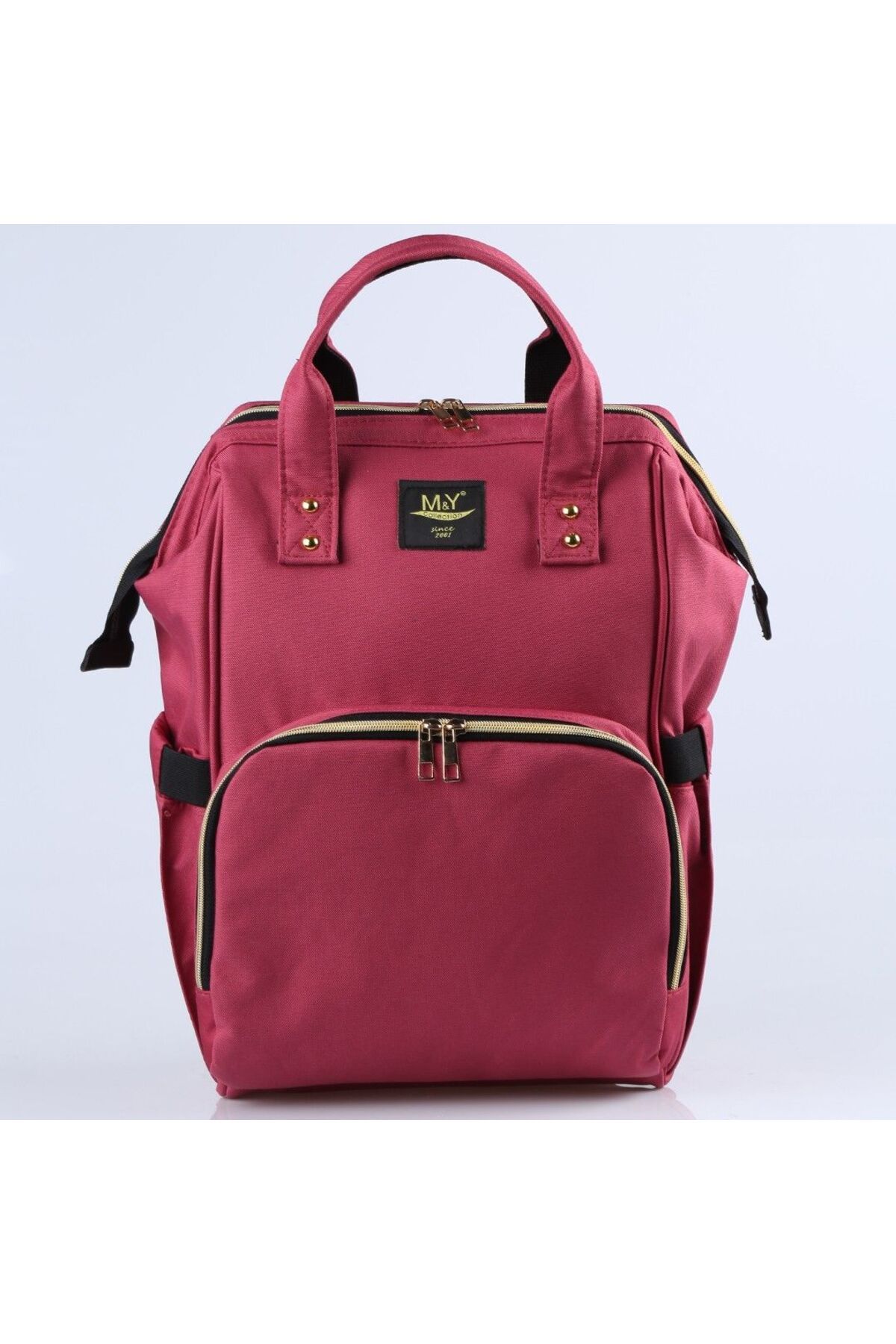 M&Y GİYİM Anne Bebek Bakım Sırt Çantası 6610 Bordo