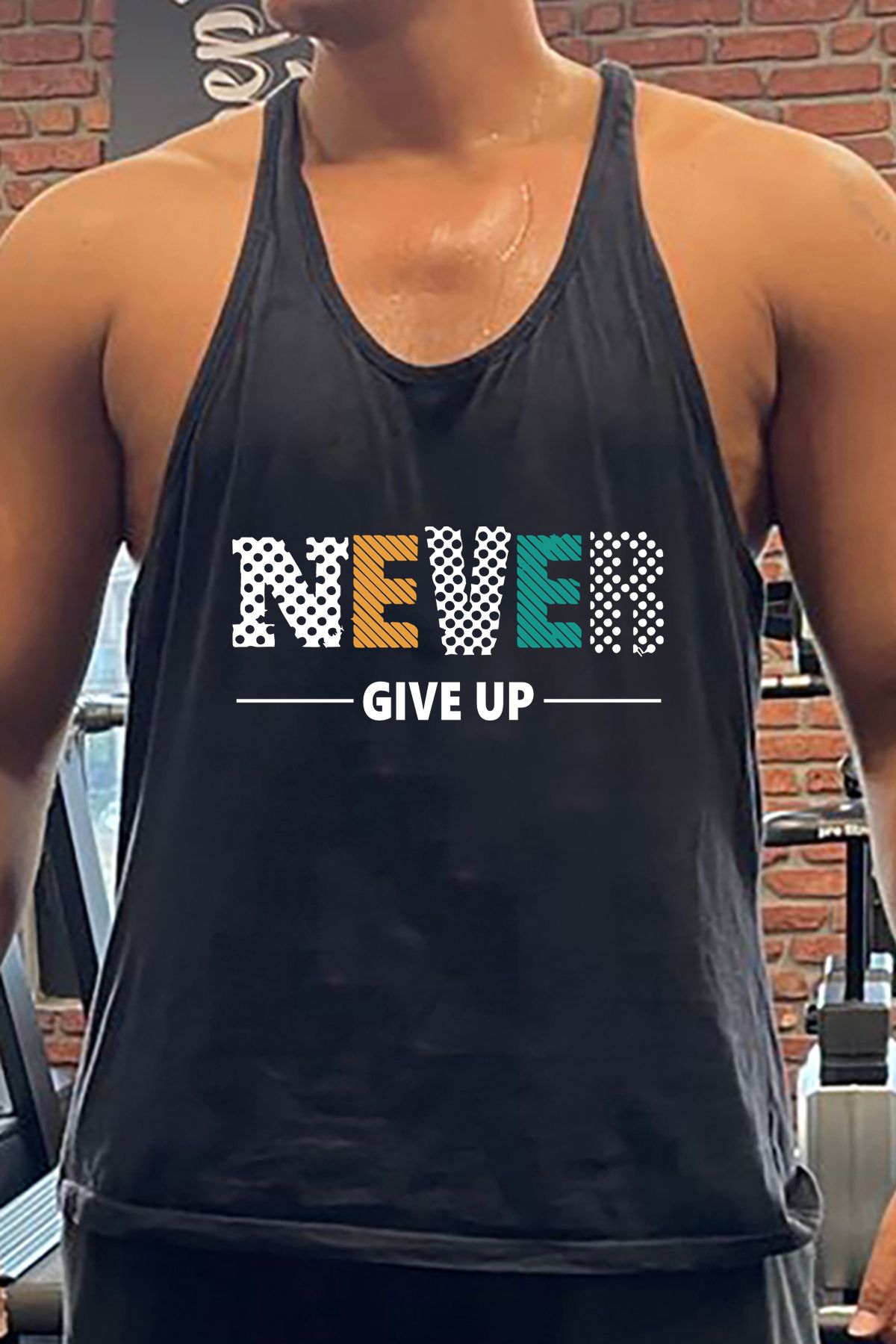 BLUU NeverPoint Gym Fitness Tank Top Sporcu Atleti