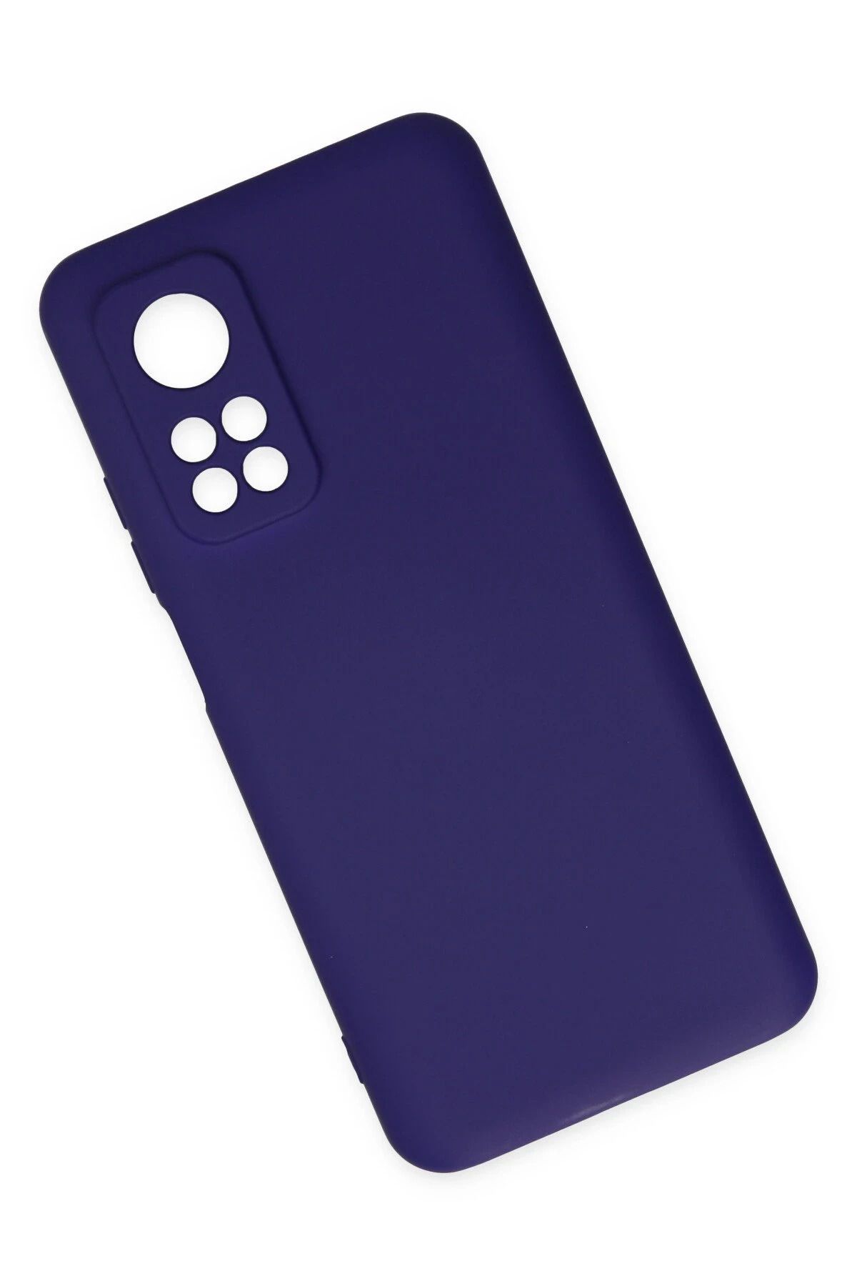 NewFace Xiaomi Mi 10T Kılıf Nano içi Kadife Silikon  uyumlu - Mor WLZOR