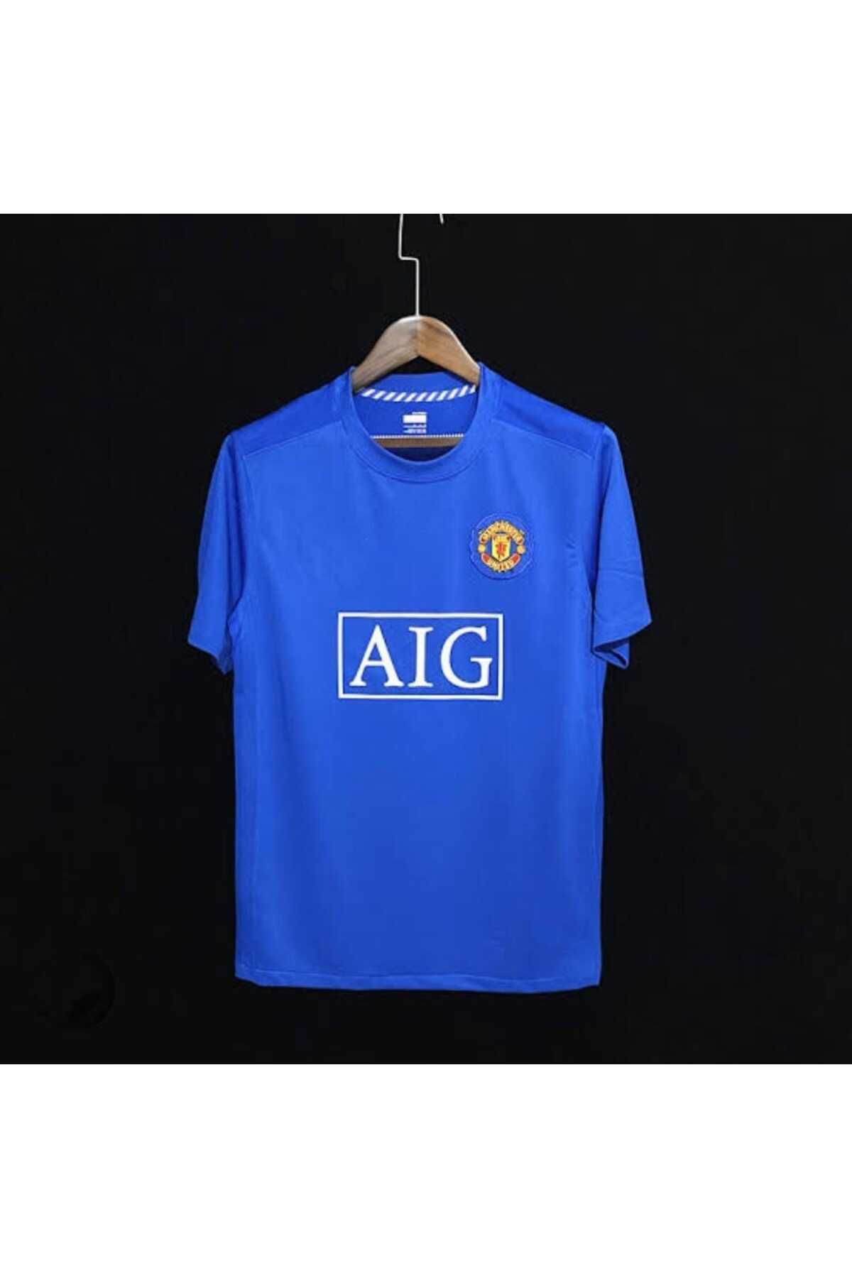 Ronson Manchester United 2007/2008 Cristiano Ronaldo Deplasman Nostalji Forması (Blue)