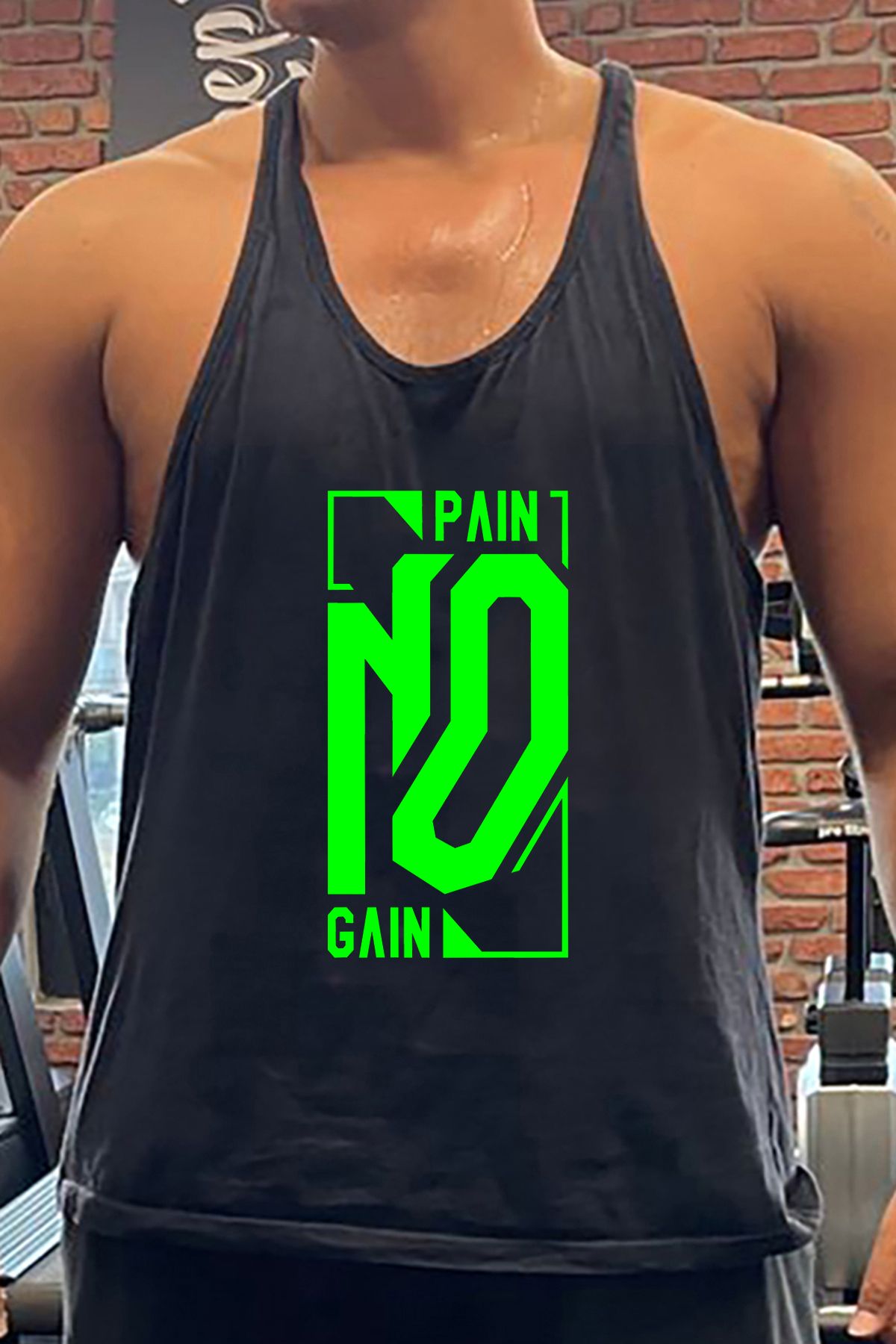 BLUU PaNo Gym Fitness Tank Top Sporcu Atleti