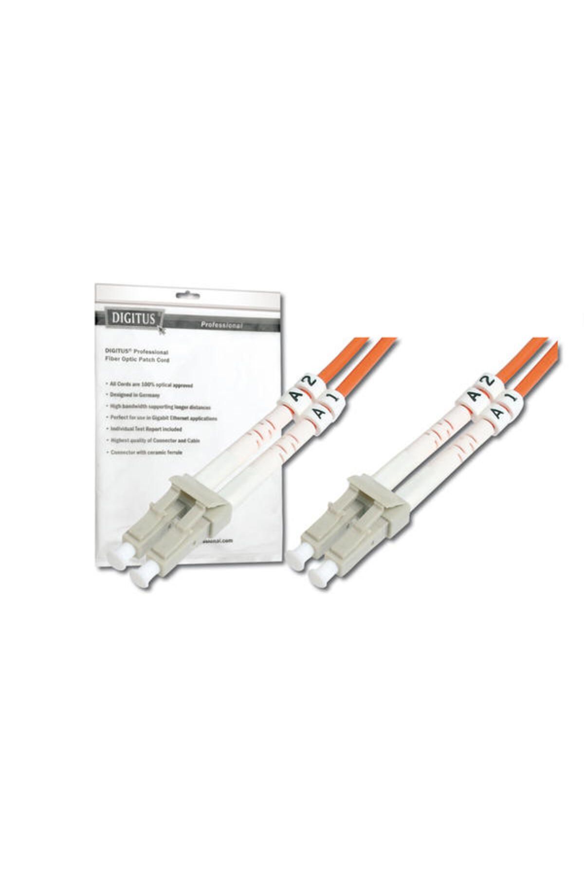 Assmann Digitus DK-2533-20 20 Mt LC-LC 50/125 Multimode Fiber Optik Patch Kablo
