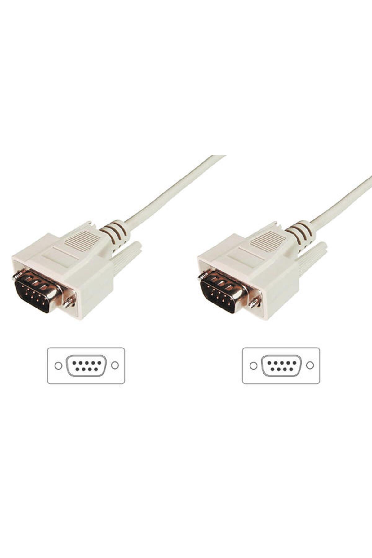 Assmann Digitus AK-610107-020-E 2 Mt DSUB9 to DSUB9 Erkeki-Erkek Veri Tarnsfer Kablosu