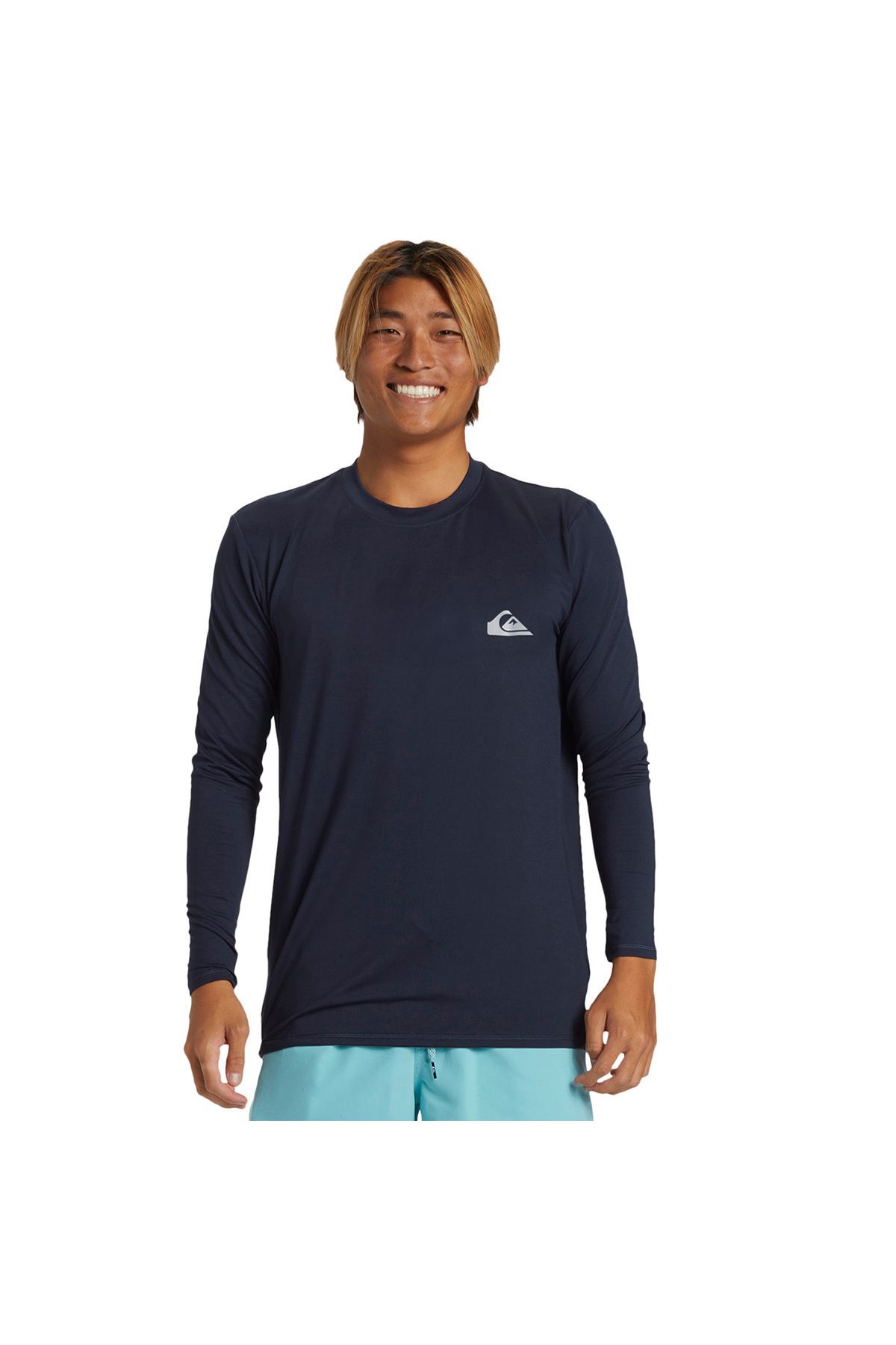 Quiksilver Everyday Surf Erkek Mavi Güneş Korumalı T-Shirt AQYWR03136-NA0
