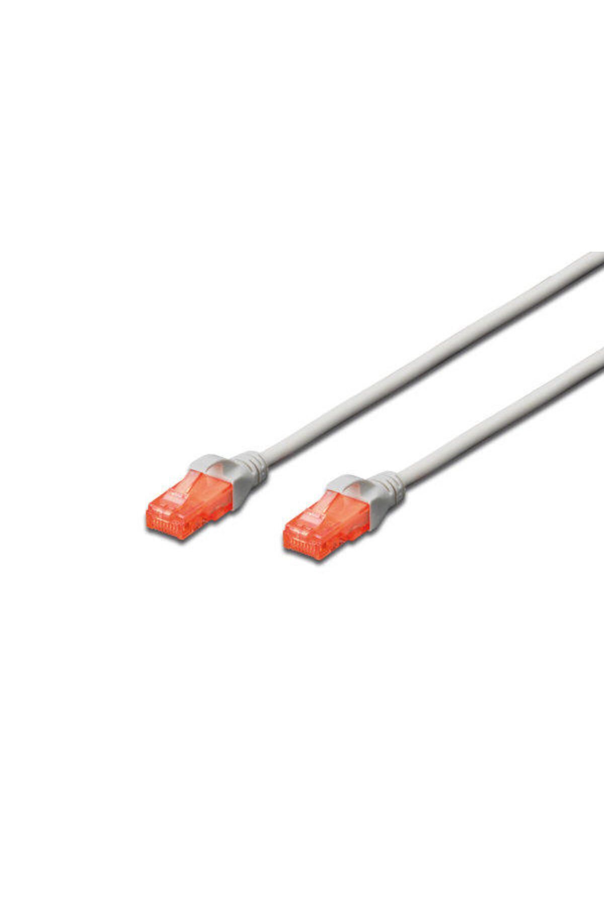 Beek BC-U6015 1.5 Mt CAT6 U-UTP AWG26 LSZH Gri Patch Cord Kablo
