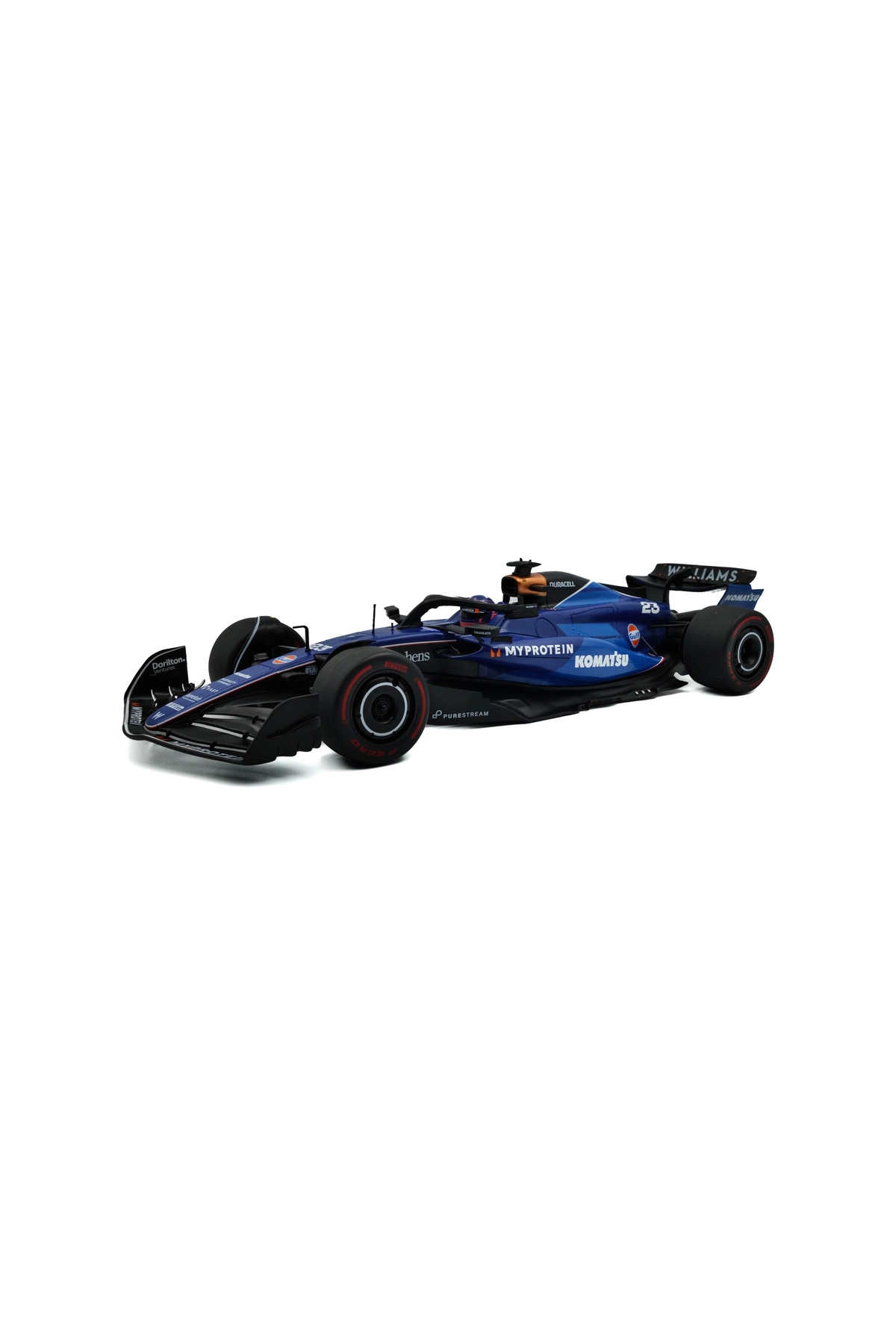 F1 WILLIAMS Team FW46 blue A.ALBON Saudi Arabian GP 2024 - Nice Car Collection