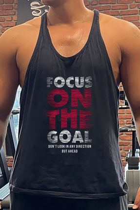 BLUU FocusOn Gym Fitness Tank Top Sporcu Atleti