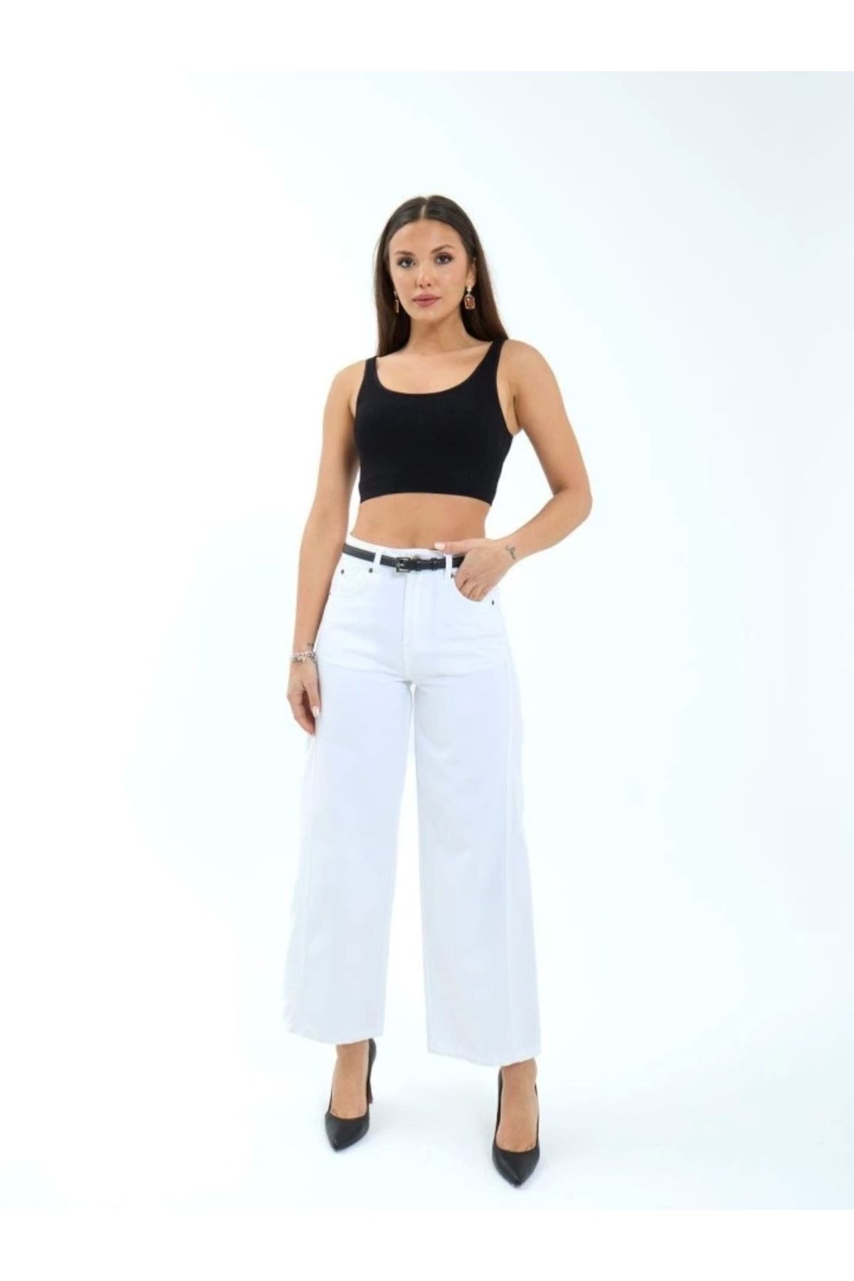 nedo7 7397 PANTOLON-BEYAZ