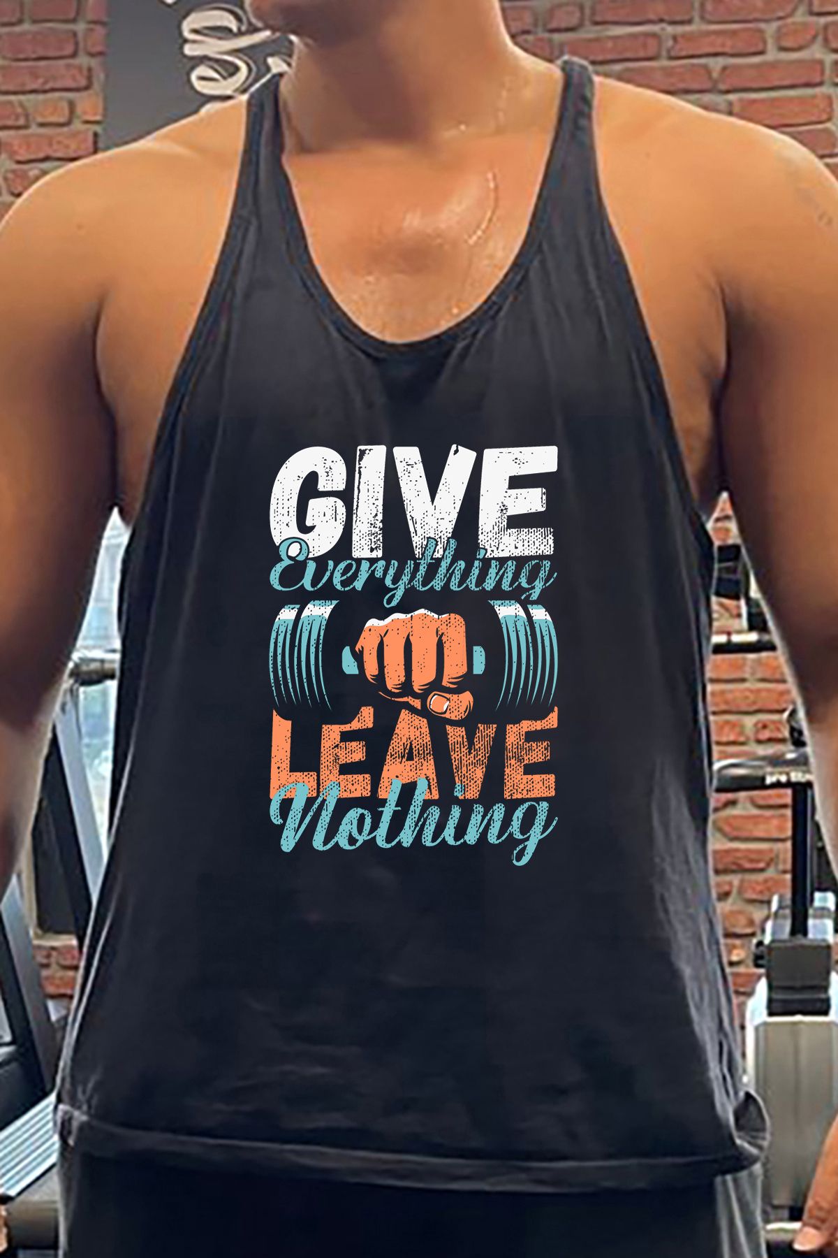 BLUU EverLeave Gym Fitness Tank Top Sporcu Atleti