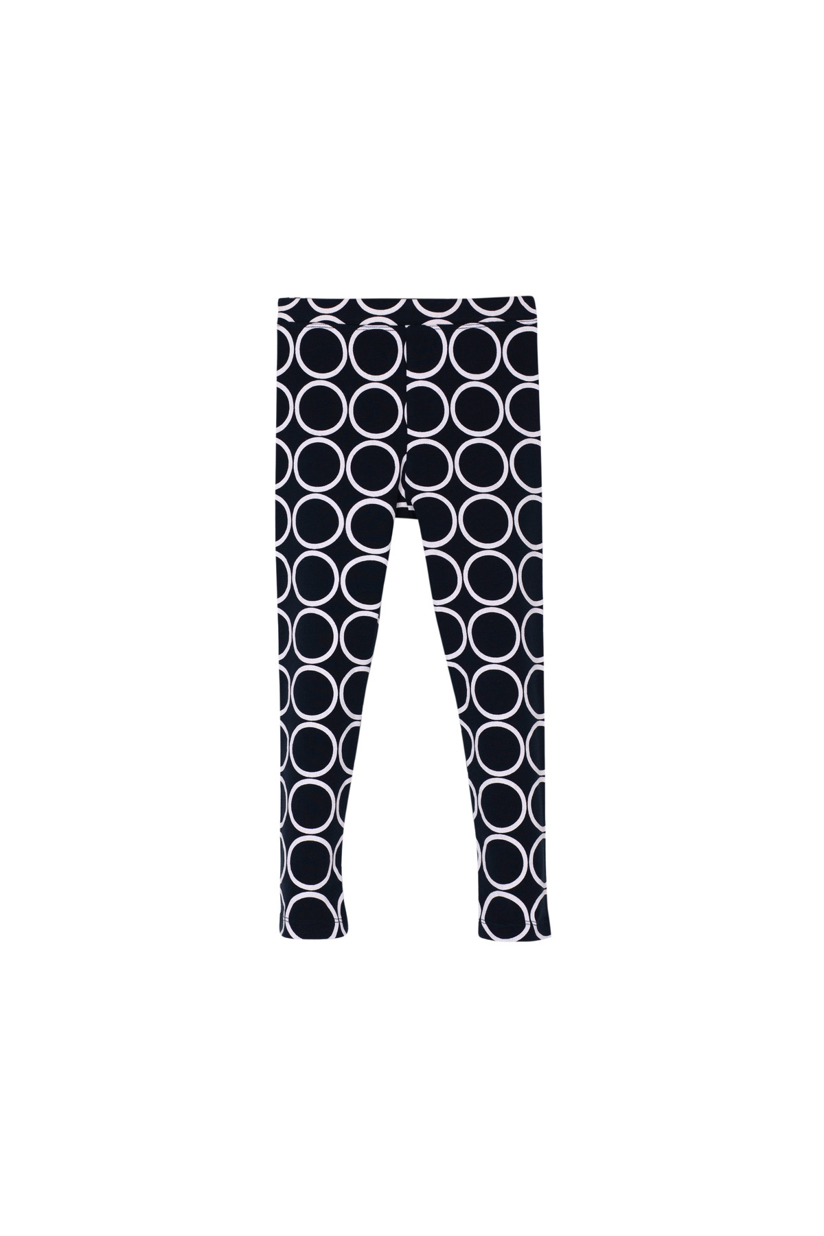 LOVETTI-Girl's Monochrome Ring Pattern Tights 1