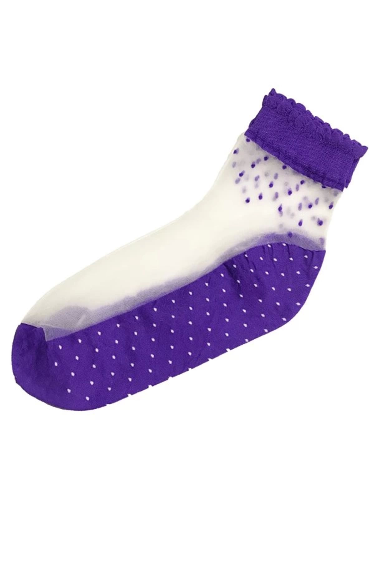 Shop58 Italiana Nokta Desen Kadın Soket Çorap