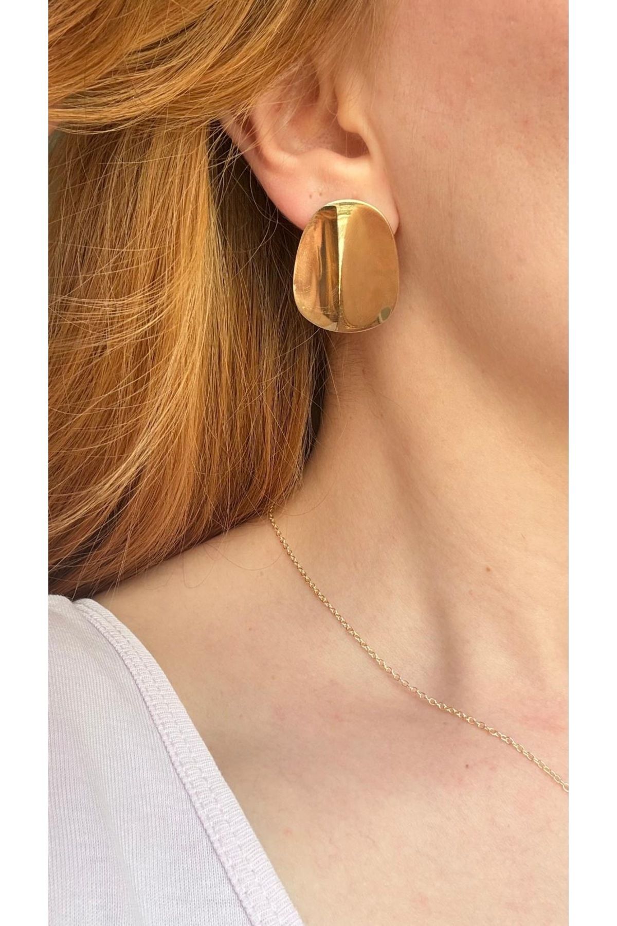 CULOGUİ Çelik Gold Küpe