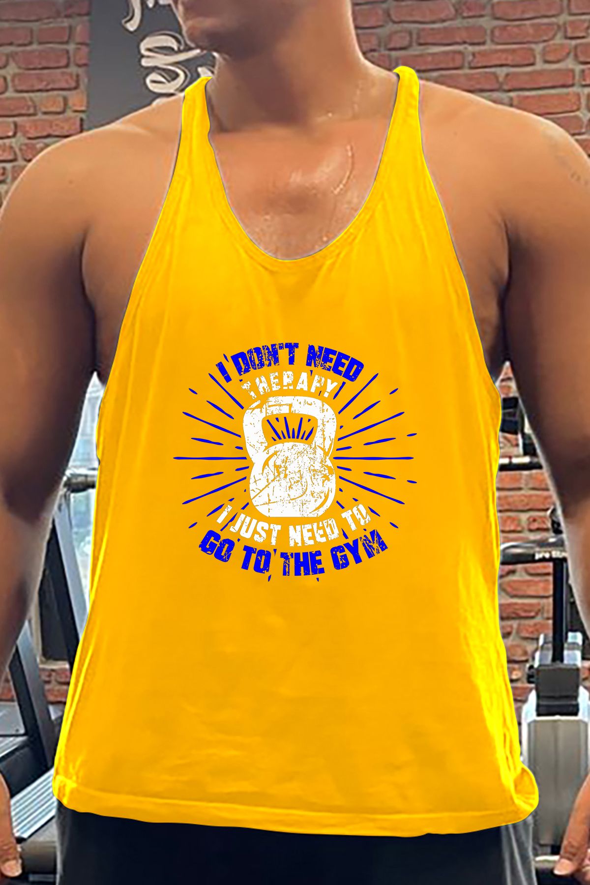 BLUU DoGoGym Gym Fitness Tank Top Sporcu Atleti