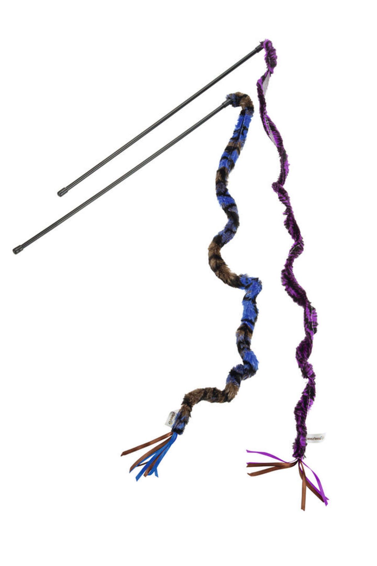 Beeztees Kedi Oltası, Komple Tüylü Peluş-80cm, Kurdelalar Uc, Çeşitli Renklerde, 50cm SVLRS