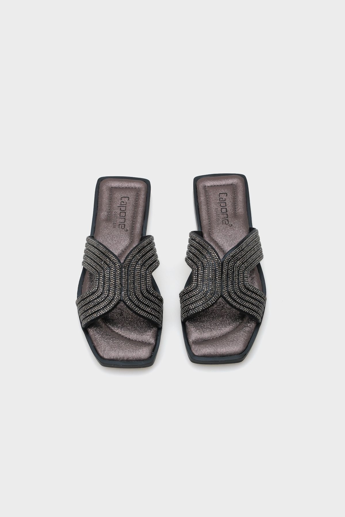 دمپایی طلایی زنانه سنگ اورجینال Capone Outfitters