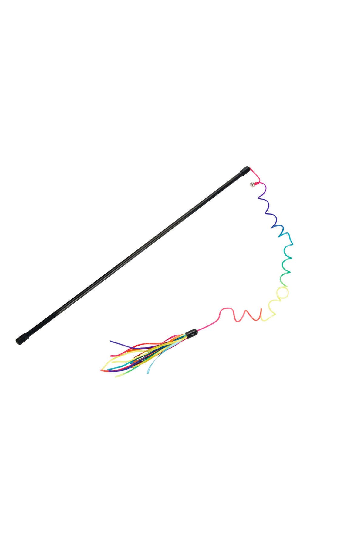 Beeztees Kedi Oltası, Zilli, Kurdelalar Uc, Uzun Dayanıklı ip-110cm, Çeşitli Renklerde, 50cm SVLRS