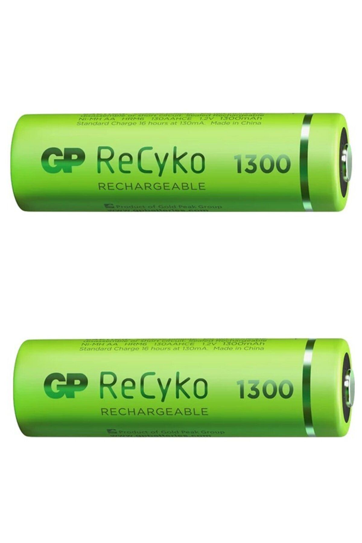 Emperium GP RECYKO 1300 MAH R6 AA ŞARJLI 2Lİ KALEM PİL GP130AAHCE-2EB2 (GPRHC132E000) (5122)