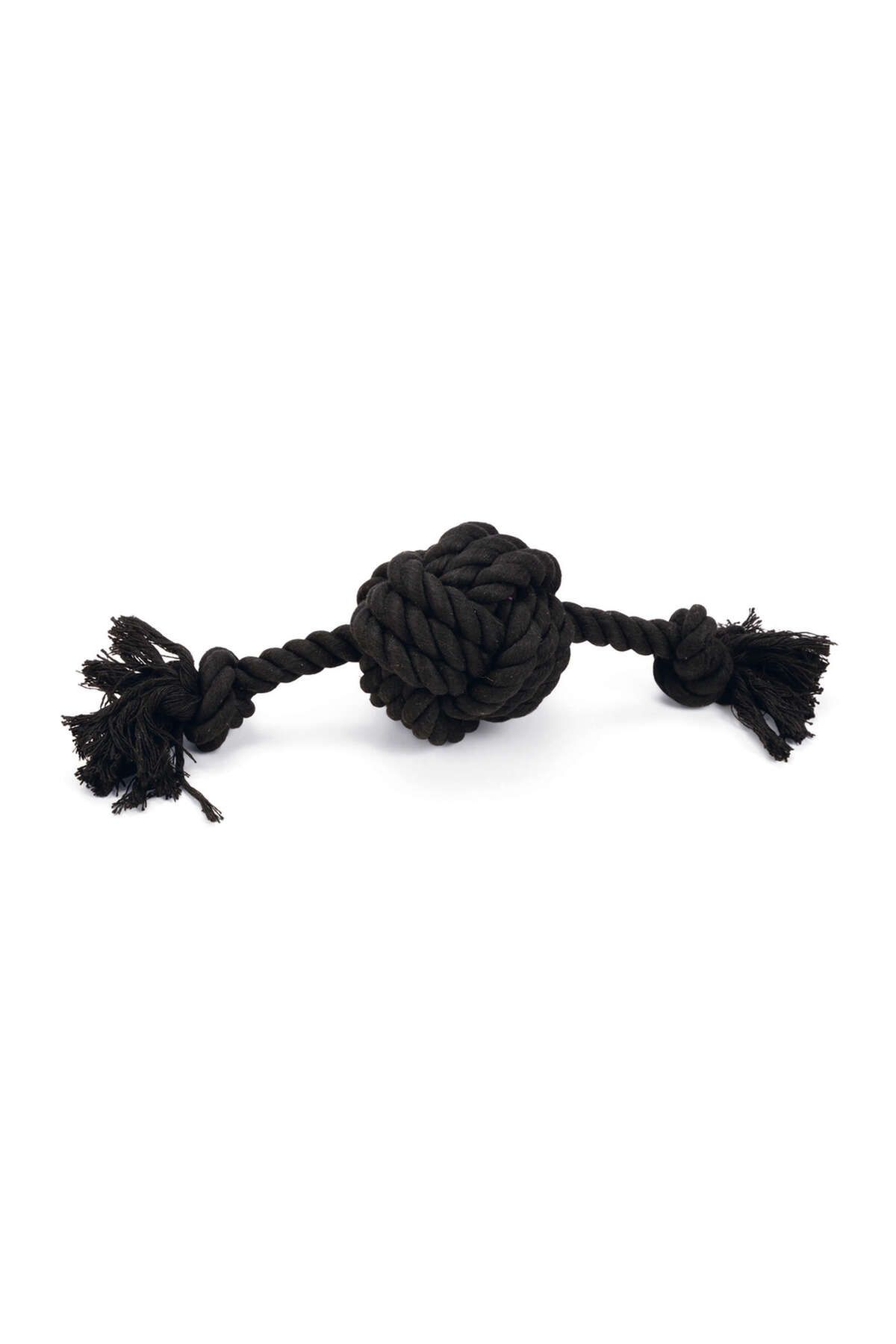 Beeztees Köpek Oyuncağı, Diş İpinden Top ve İpi, Siyah, 34x10x9cm, 255gr SVLRS