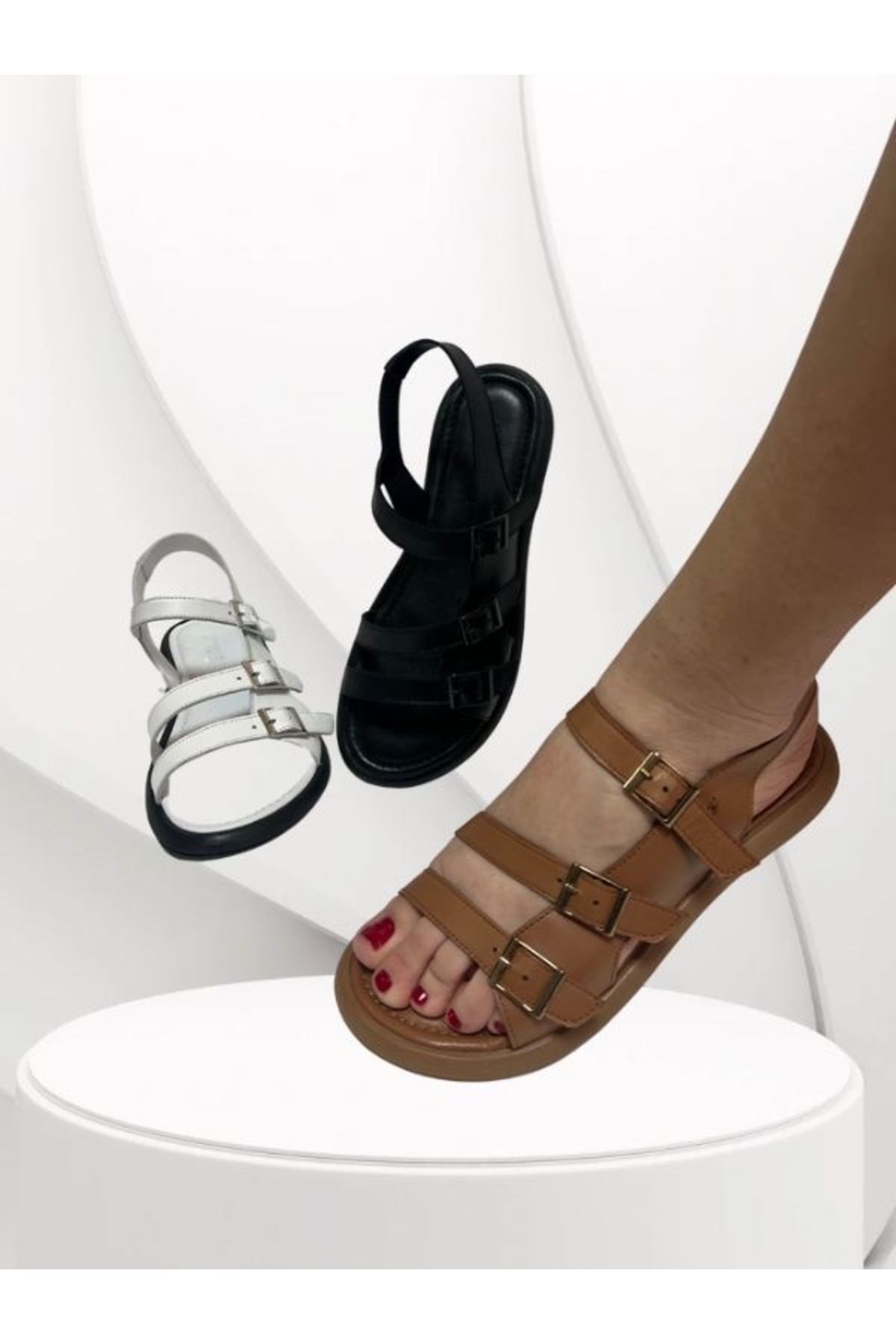 shop DERİ SANDALET