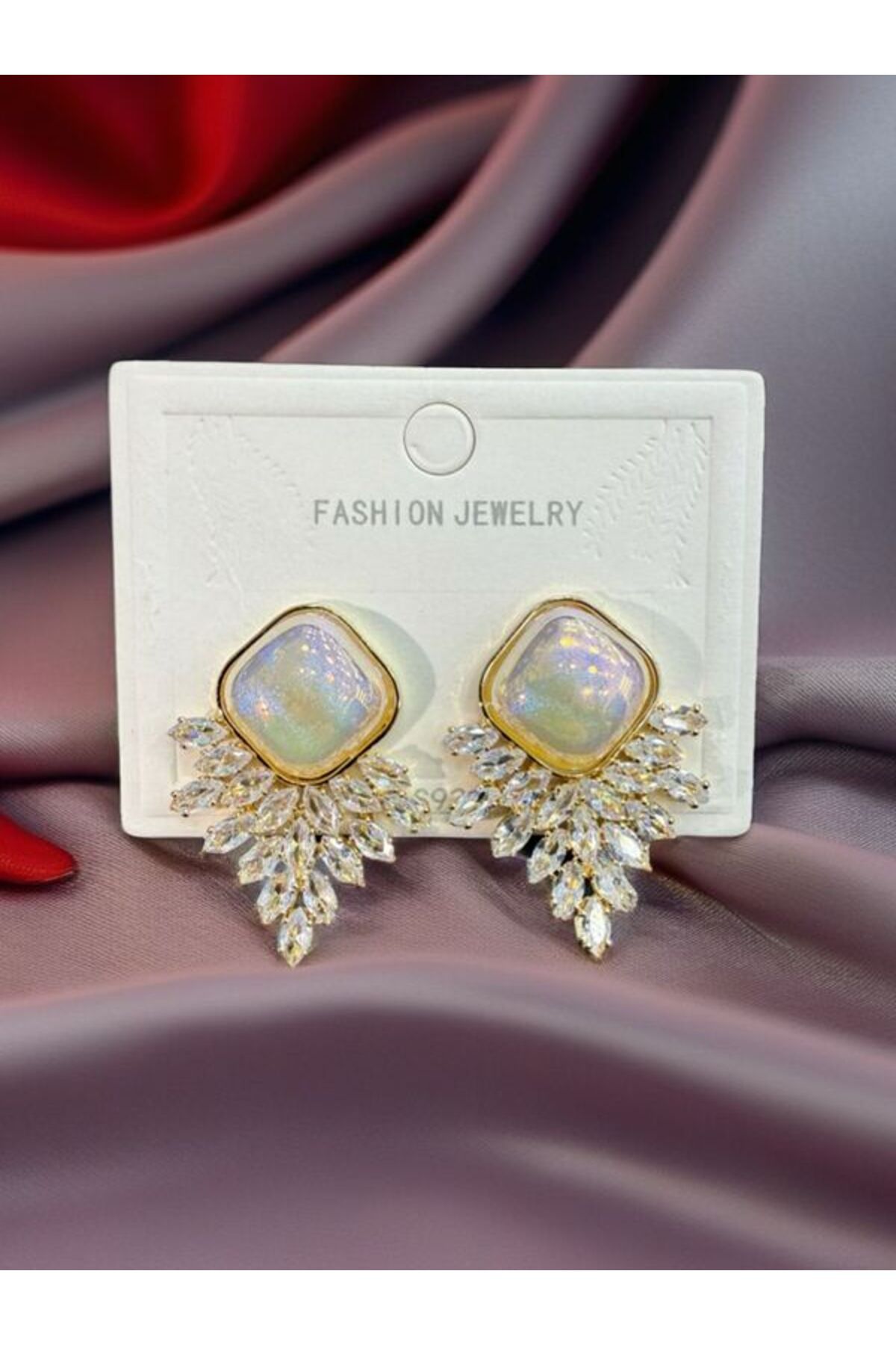 Calmea Jewellery Çelik Exclusive Renk Atmaz Garantli Faturalı Zirkon Taşlı Kadın Küpe