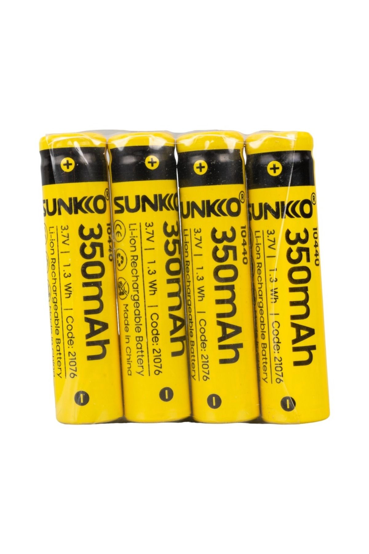 Emperium SUNKKO 3.7 VOLT 350 MAH 10440 ŞARJ EDİLEBİLİR PİL (TEKLİ) (5122)