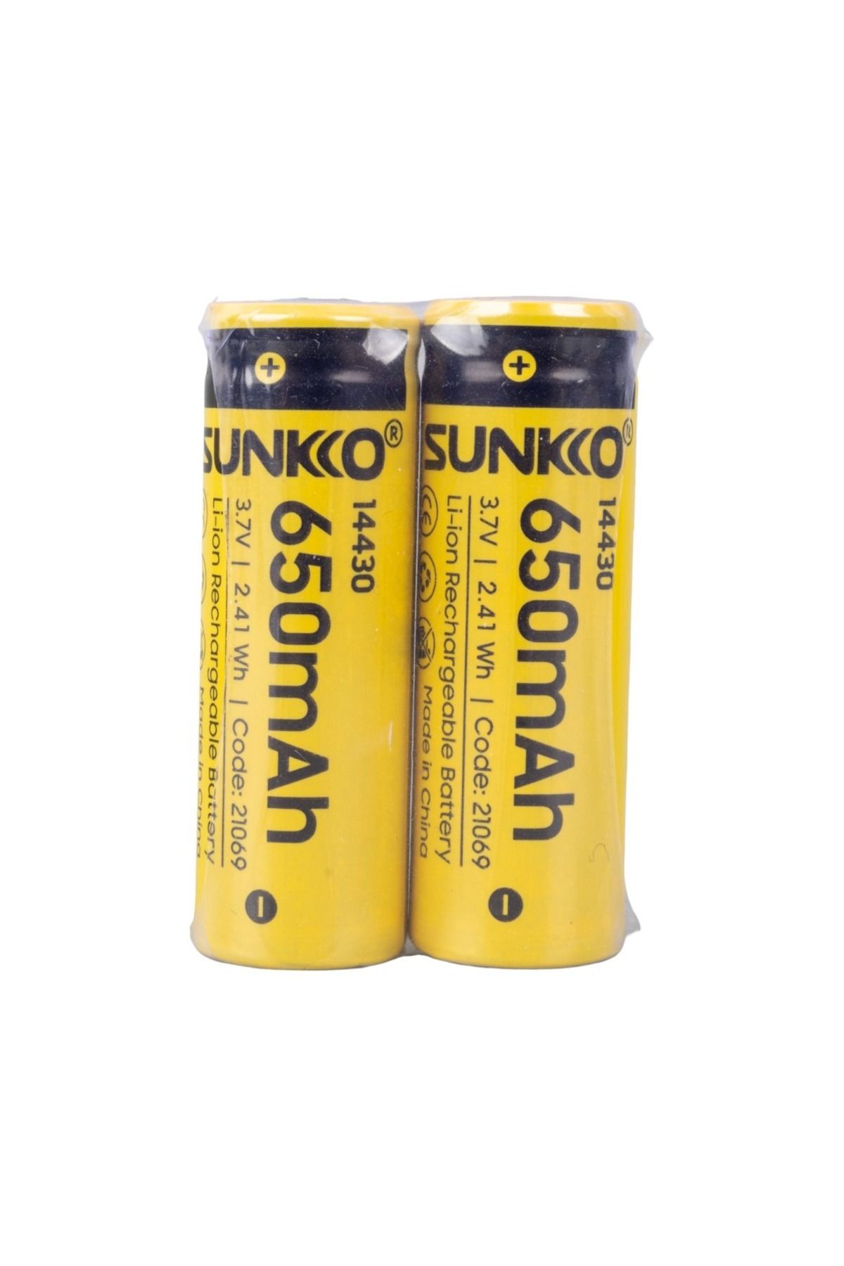 Emperium SUNKKO 3.7 VOLT 650 MAH 14430 ŞARJ EDİLEBİLİR PİL (TEKLİ) (5122)