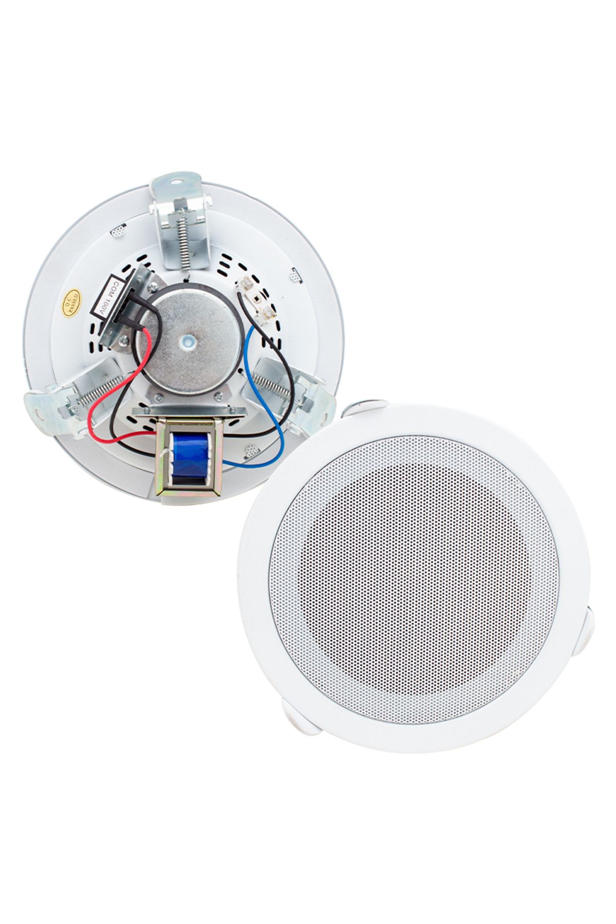 Emperium 18 CM 6 WATT BEYAZ TRAFOLU METAL KASA ALÇIPAN HOPARLÖR (DELİK ÇAPI 15 CM) (5122)
