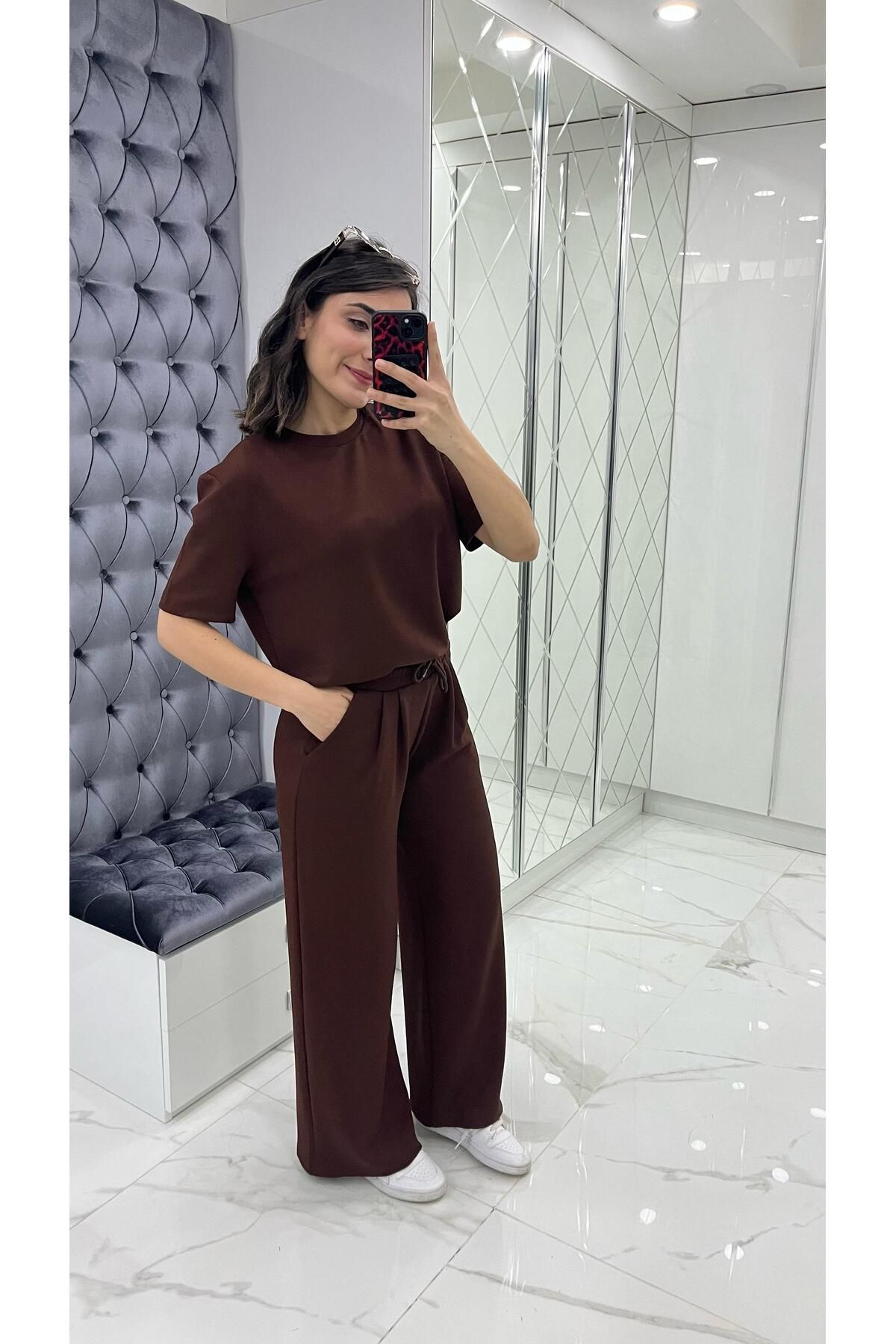 BYB Acı kahve basic modal eşofman takımı