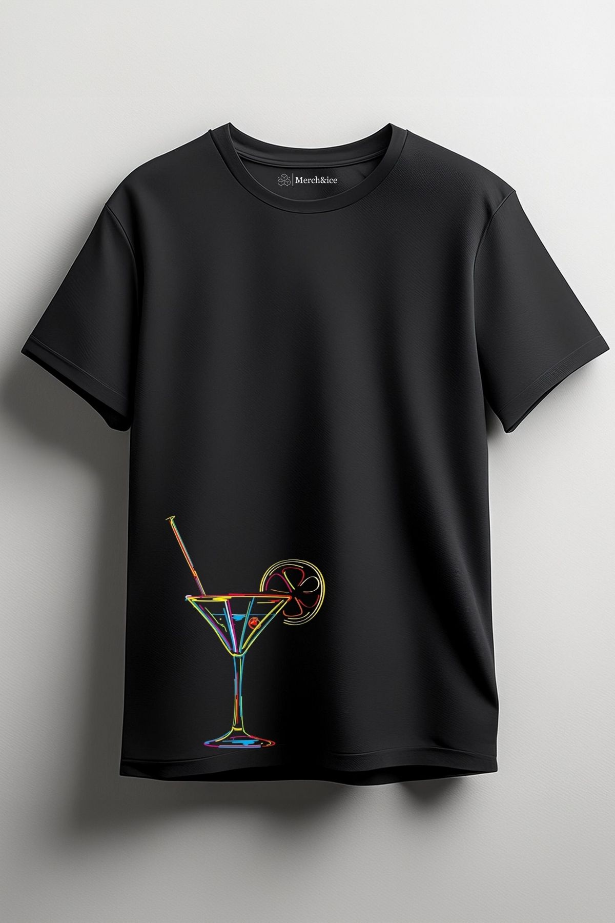 Merch&ice Çok Renkli Cosmopolitan Baskılı Unisex T-Shirt