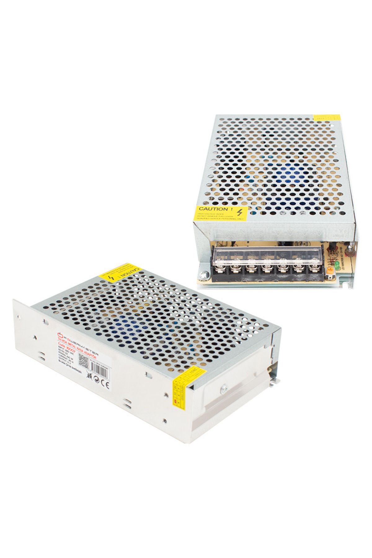Emperium 5 VOLT - 20 AMPER - 100 WATT METAL KALIN KASA ADAPTÖR (P10 PANELLER İÇİN) (5122)