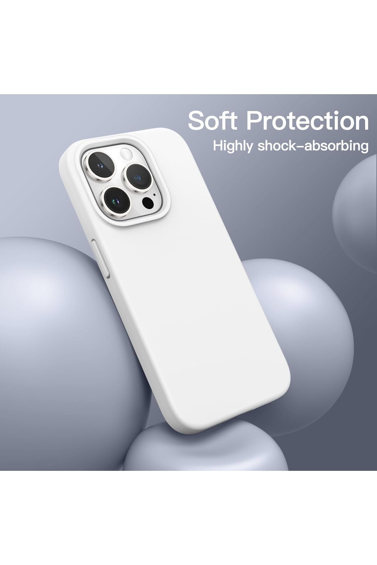Generic-Silicone Case Cover Compatible with iPhone 14 Pro 6.1 " , Ultra Slim Fit with Full Body Protection 4