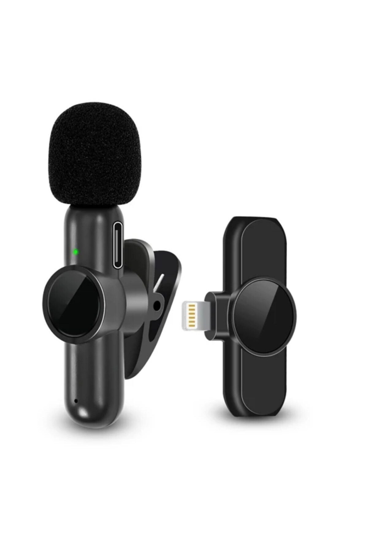 WiderMarkt Kablosuz Yaka Mikrofonu Bluetooth | Gürültü Engelleme, Yüksek Ses Kalitesi, Type-C & Lightning