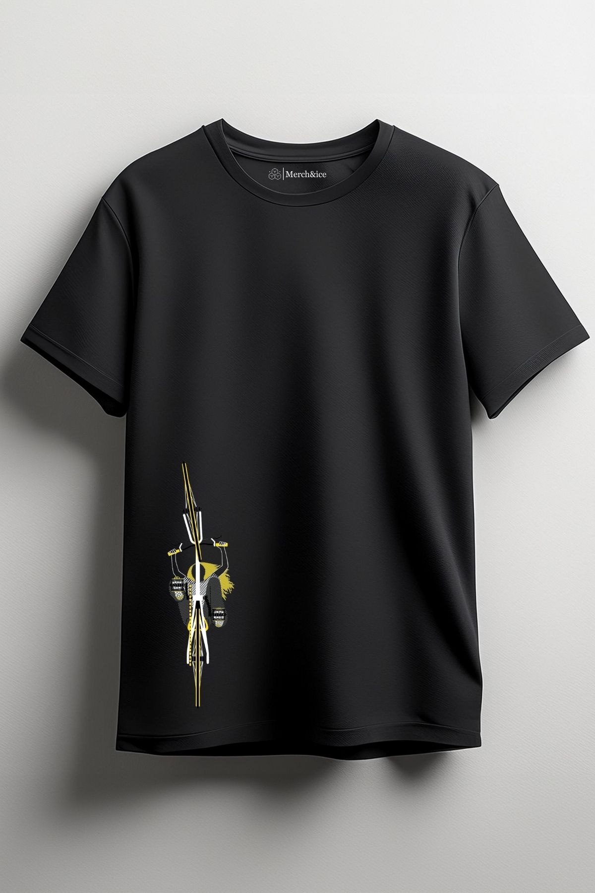 Merch&ice Bisiklet Perspektif Baskılı Unisex T-Shirt