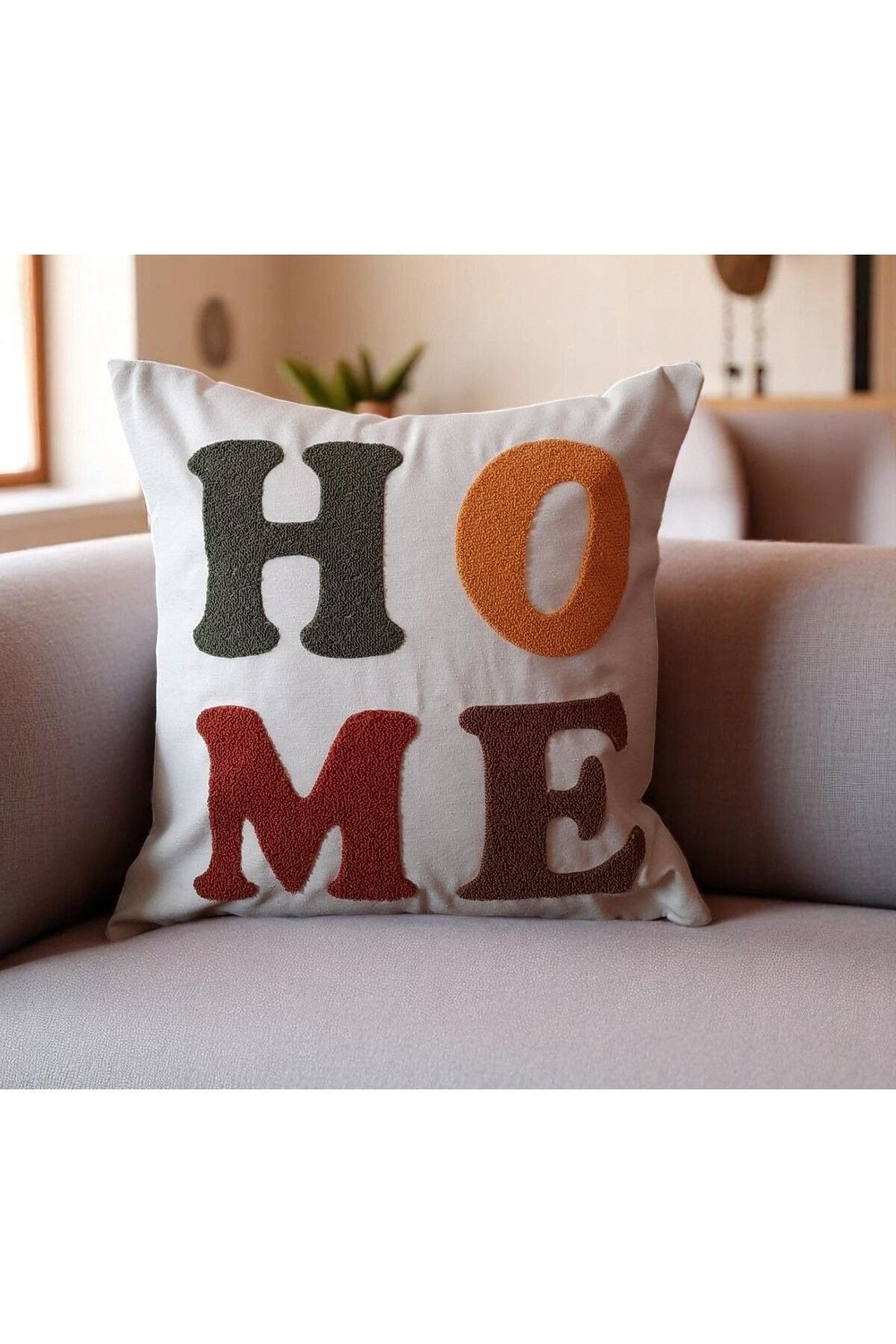 CheyİZ Home Punch Panç Kırlent Kılıfı 40x40 cm Tekli