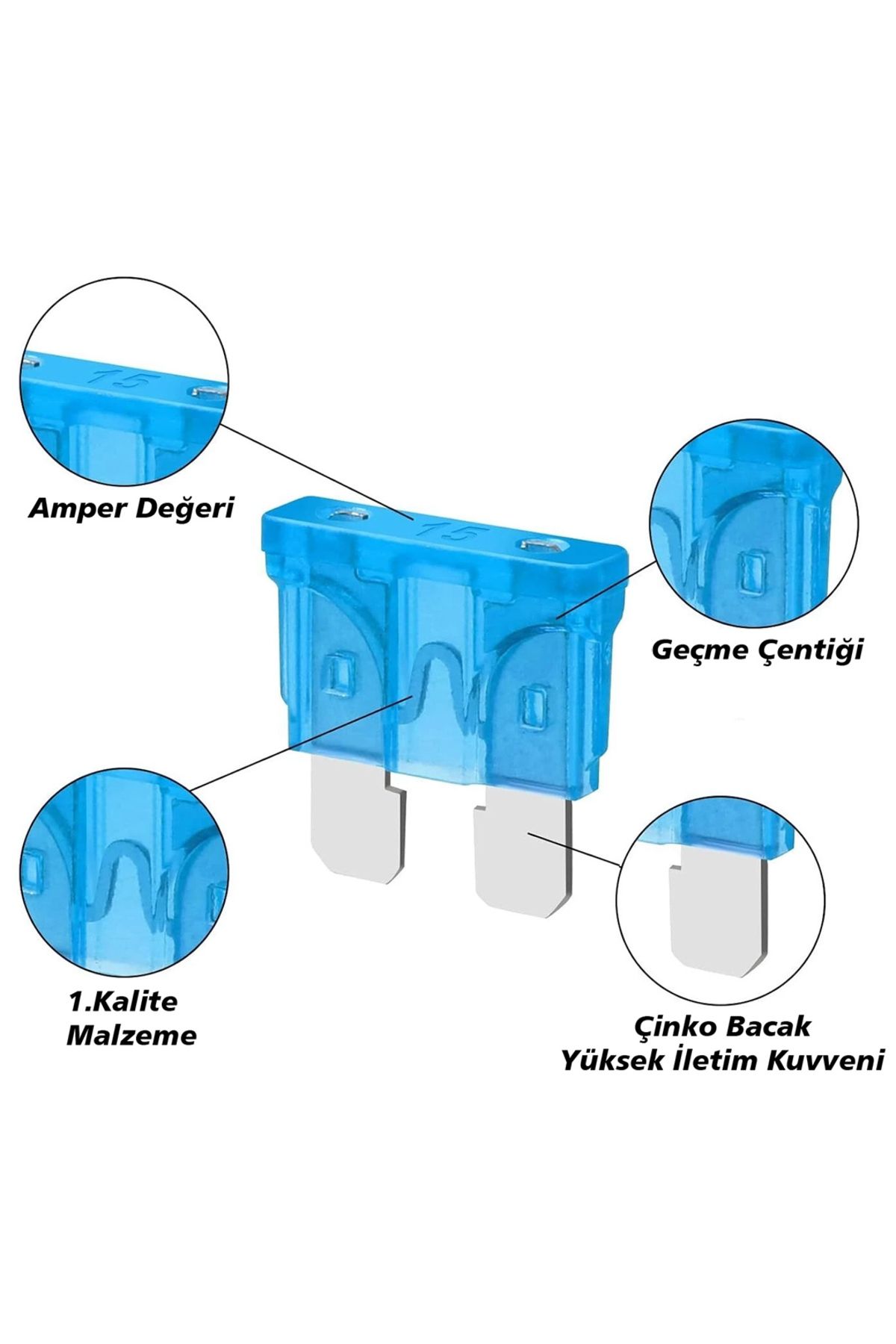 Emperium BIÇAKLI OTO SİGORTA 15 AMPER (5122)