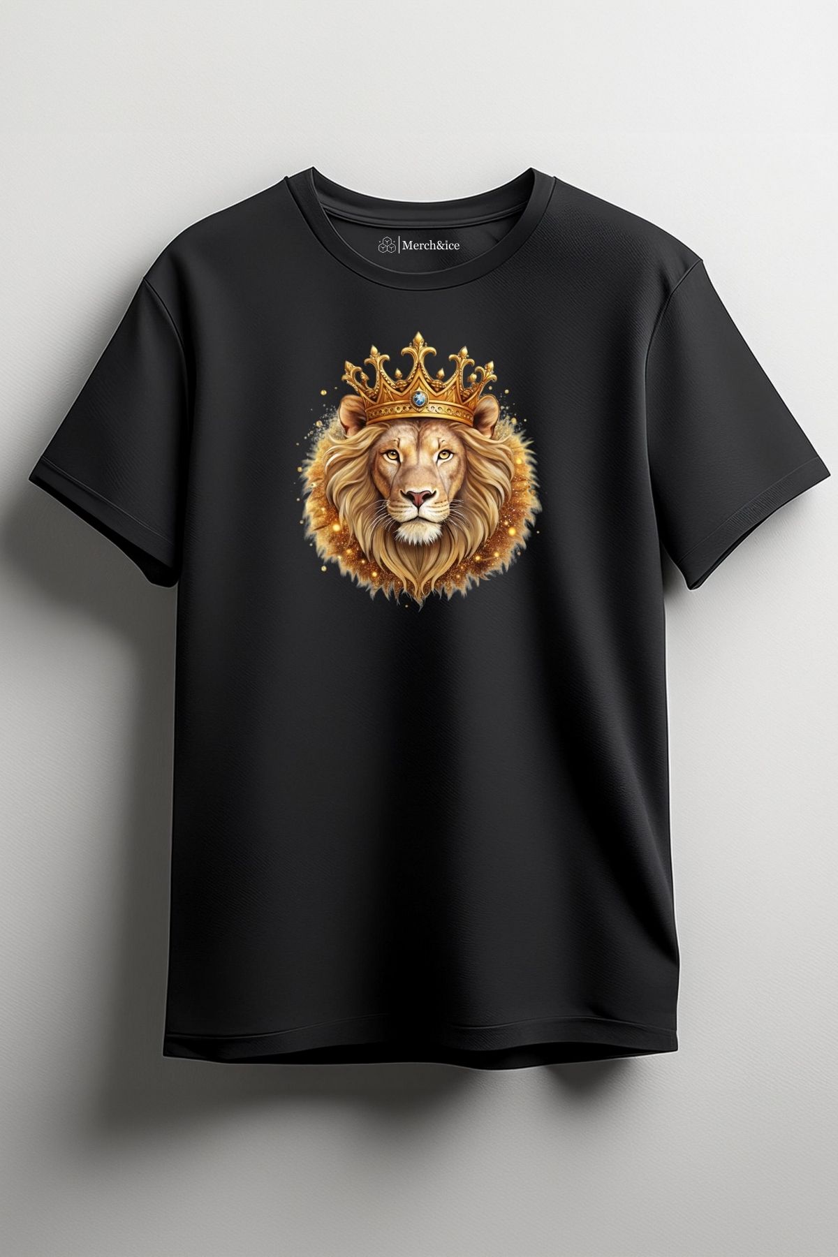 Merch&ice Aslan Kral Baskılı Unisex T-Shirt