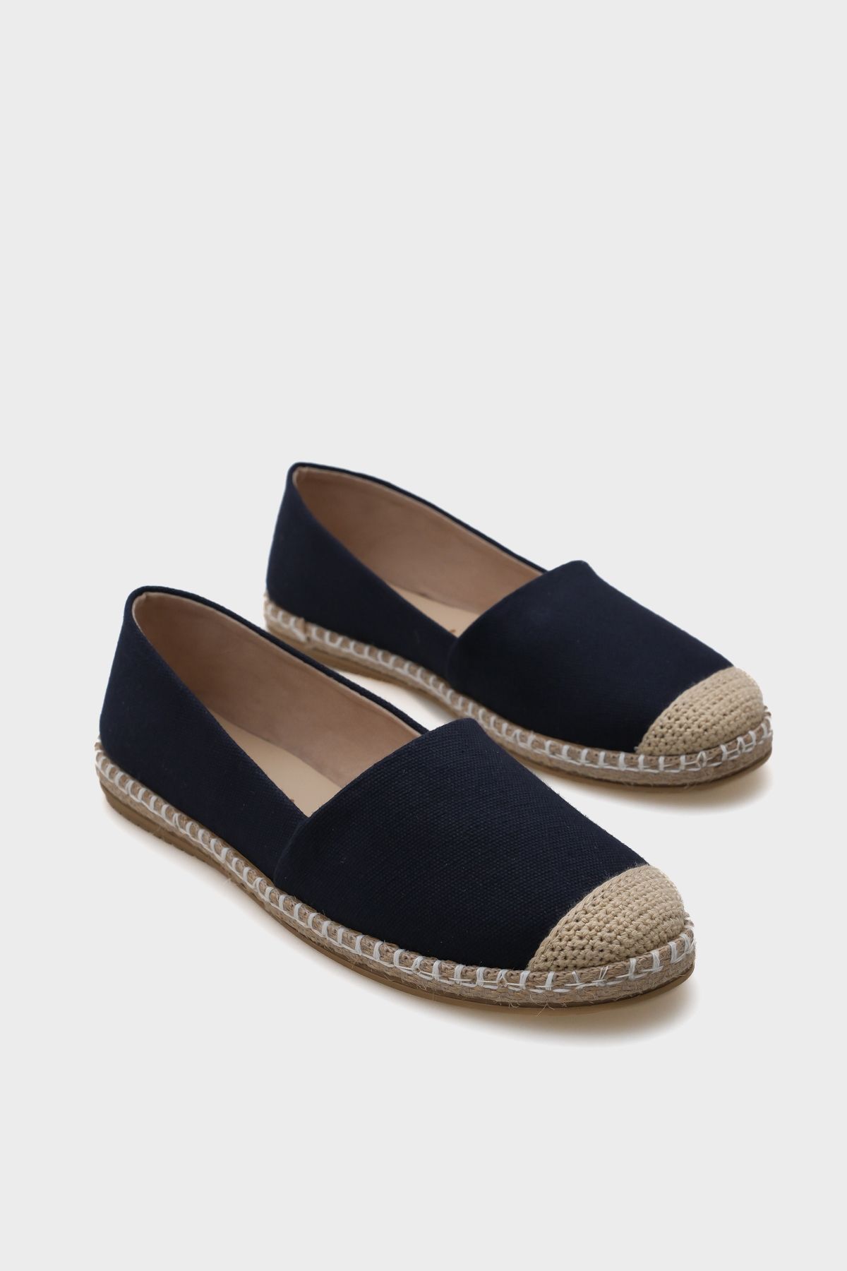 اسپادریل آبی زنانه Pasarella Kenten Espadril اورجینال Capone Outfitters