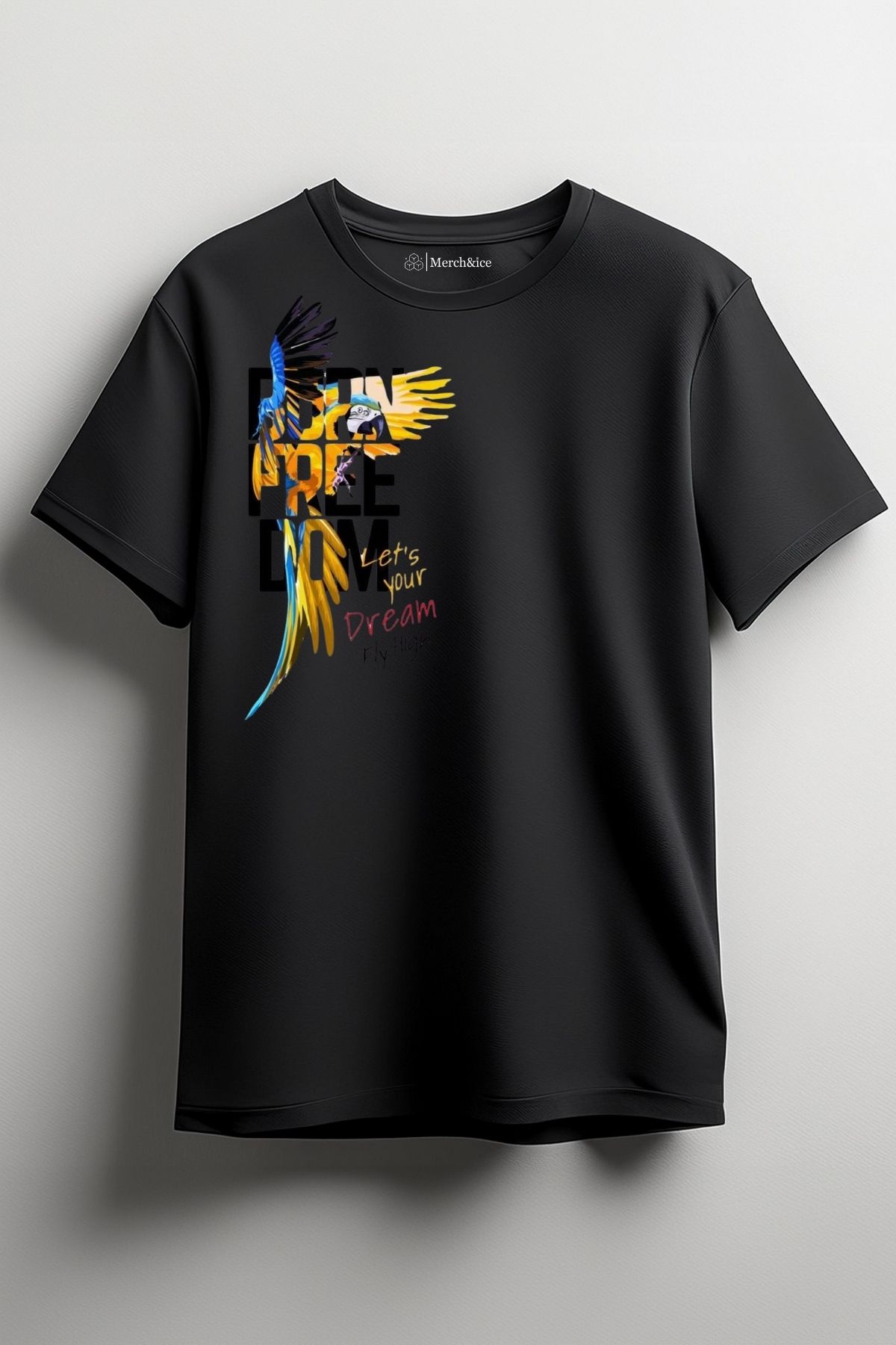 Merch&ice Lets Your Dream Baskılı Unisex T-Shirt