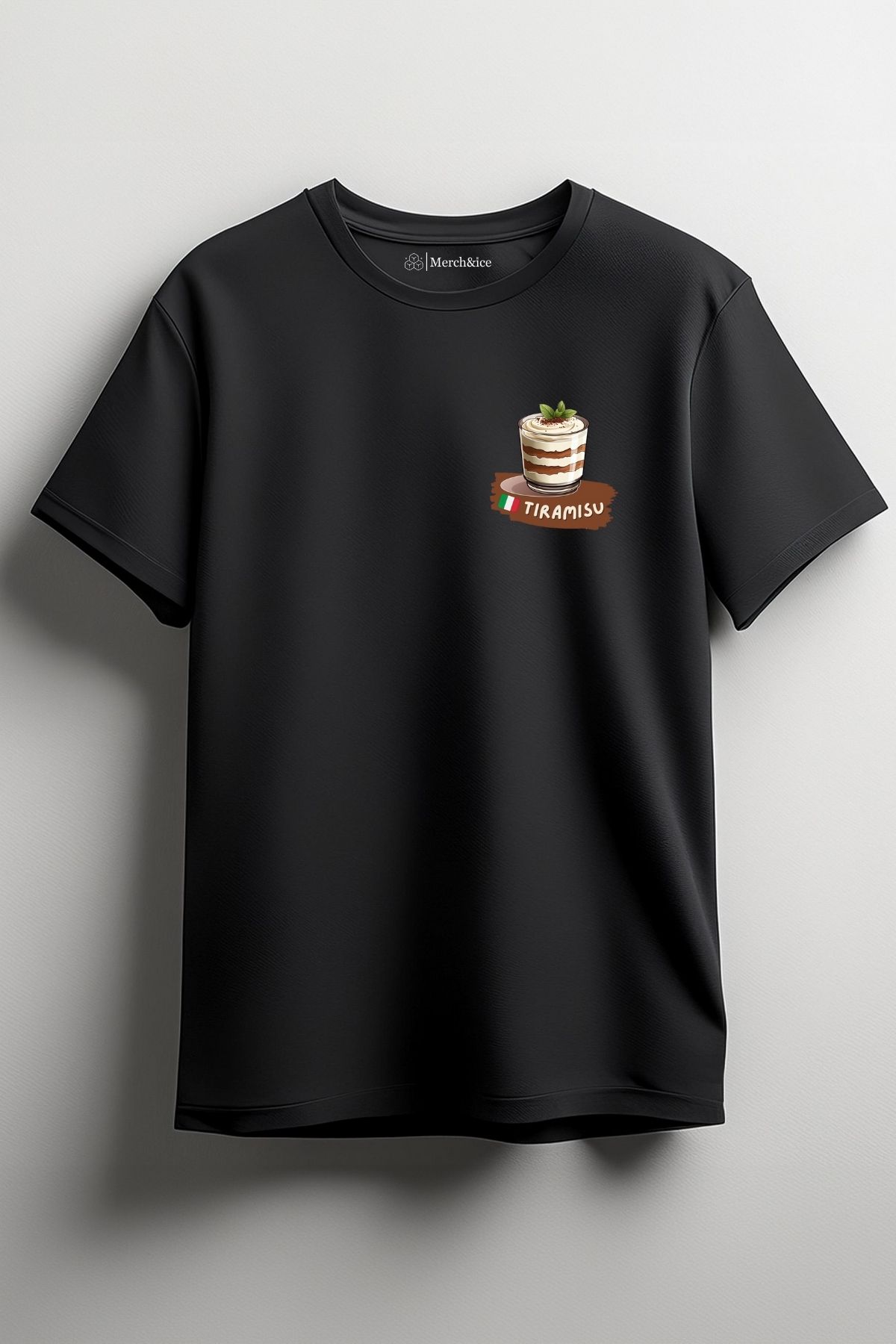 Merch&ice Tiramisu İtalya Baskılı Unisex T-Shirt
