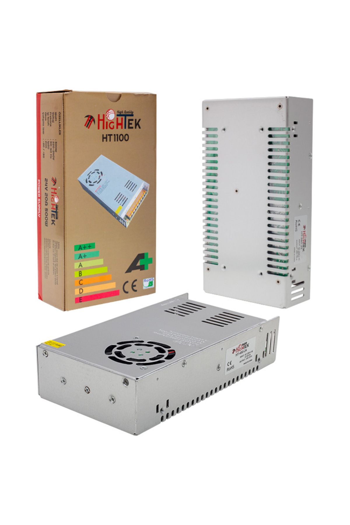 Emperium HIGHTEK HT1100 24 VOLT - 20 AMPER - 500 WATT METAL KASA ADAPTÖR (5122)