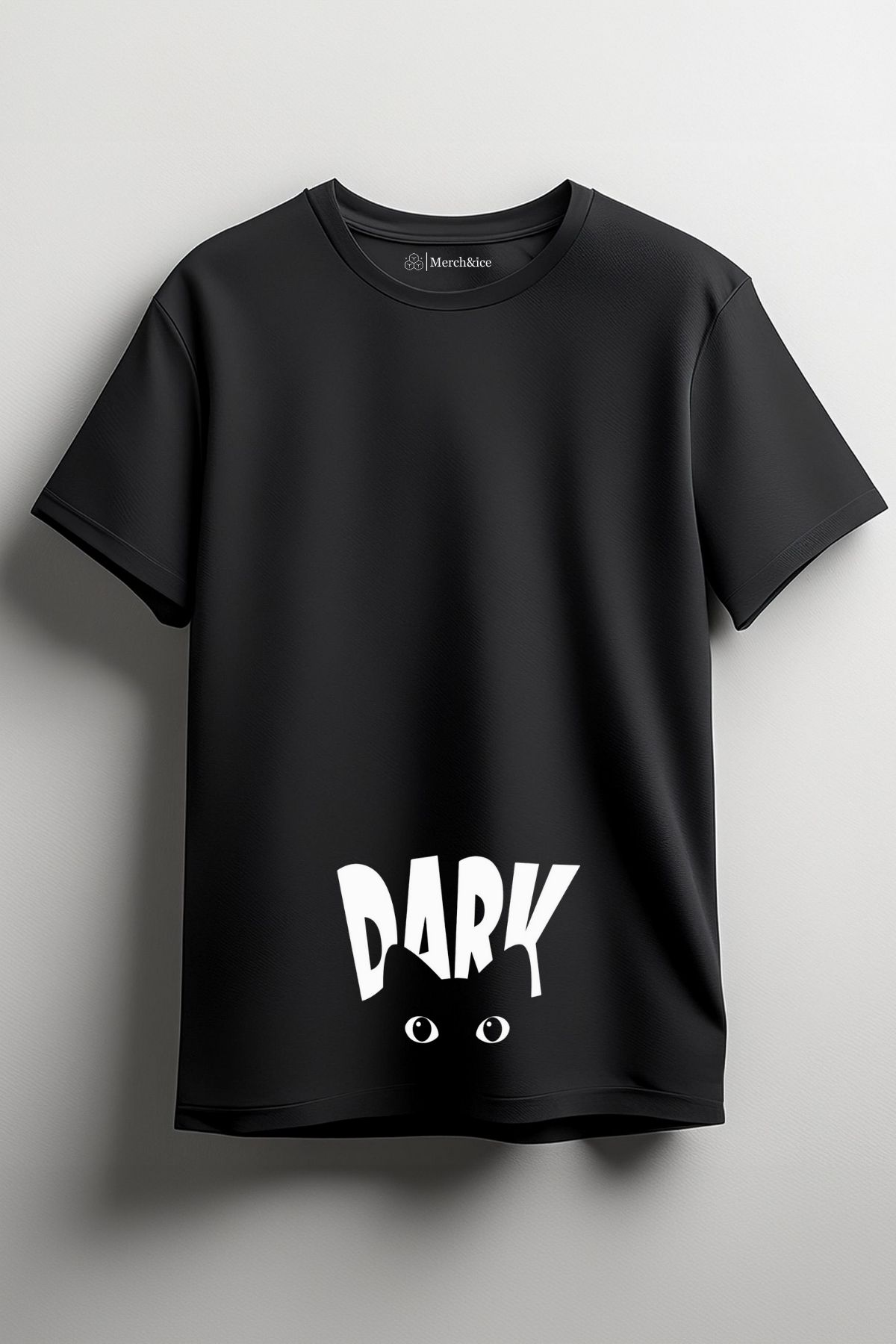 Merch&ice Dark Kedi Baskılı Unisex T-Shirt