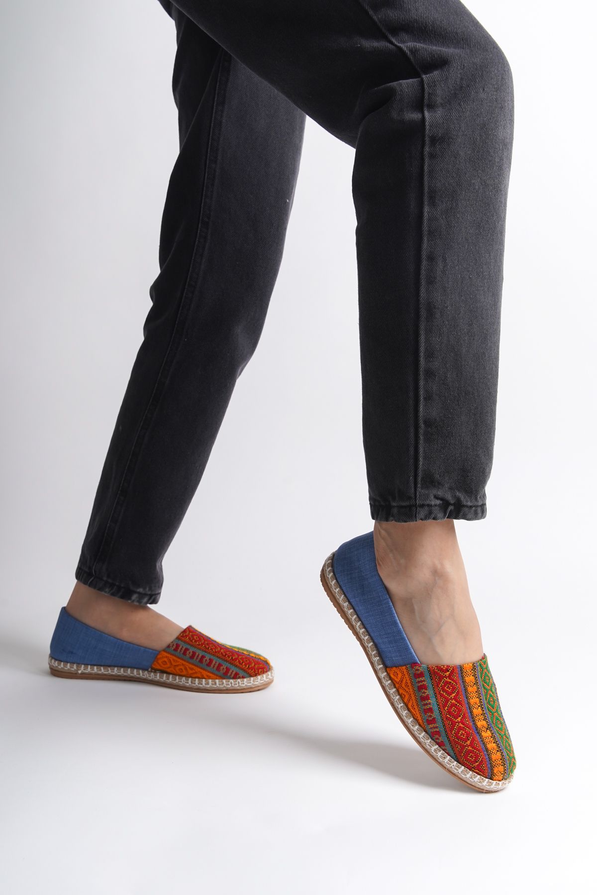 اسپادریل نارنجی زنانه Pasarella Skin Espadril اورجینال Capone Outfitters